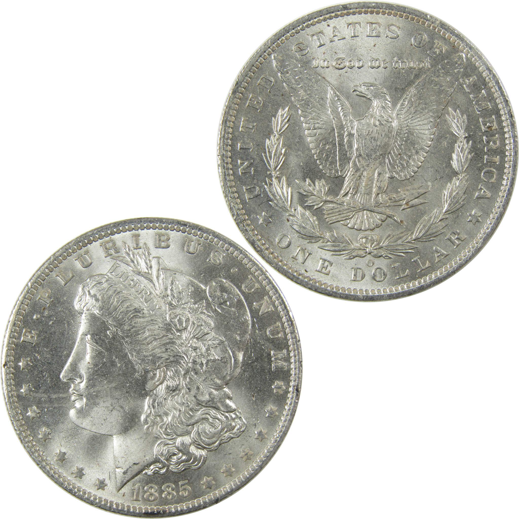 1885 O Morgan Silver Dollar Uncirculated Mint State $1 Coin SKU:I24527 - Morgan coin - Morgan silver dollar - Morgan silver dollar for sale - Profile Coins & Collectibles