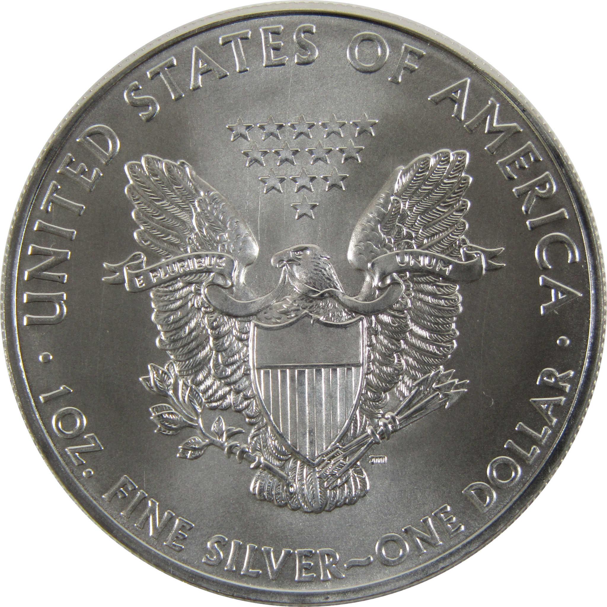 2011 American Eagle BU Uncirculated 1 oz .999 Silver Bullion $1 Coin
