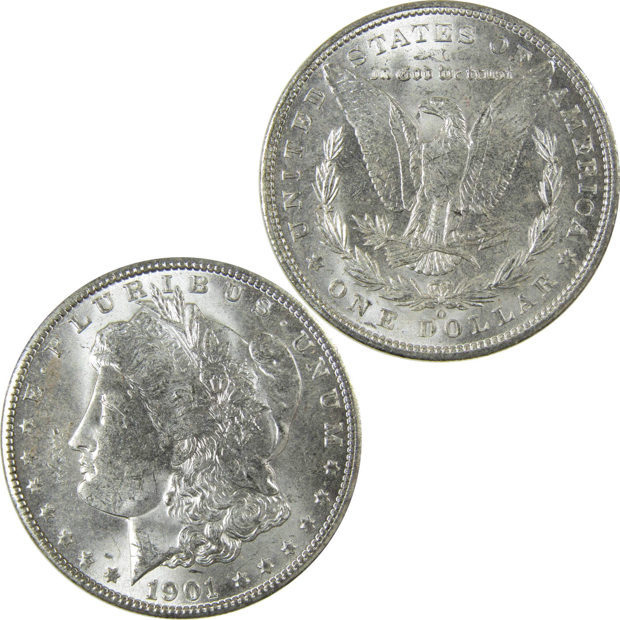 1901 O Morgan Silver Dollar Uncirculated Mint State $1 Coin SKU:I27766 - Morgan coin - Morgan silver dollar - Morgan silver dollar for sale - Profile Coins & Collectibles