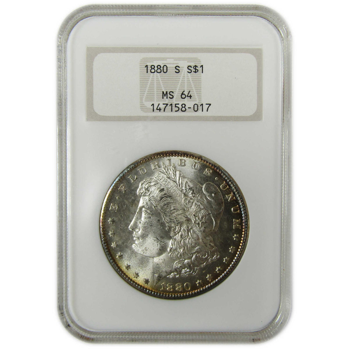 1880 S Morgan Silver Dollar MS 64 NGC Uncirculated $1 Coin SKU:CP932 - Morgan coin - Morgan silver dollar - Morgan silver dollar for sale - Profile Coins & Collectibles