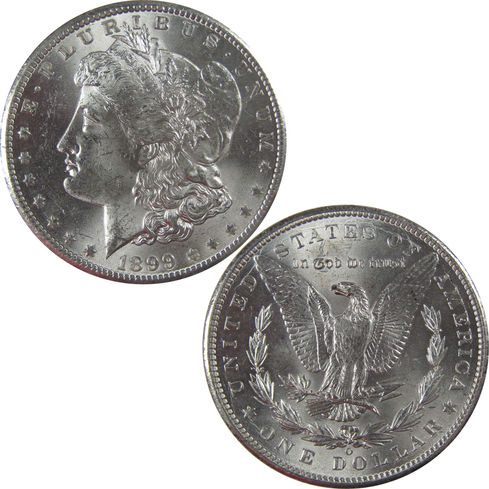 1899 O Morgan Dollar Uncirculated Silver $1 Coin SKU:CPC1166 - Morgan coin - Morgan silver dollar - Morgan silver dollar for sale - Profile Coins & Collectibles