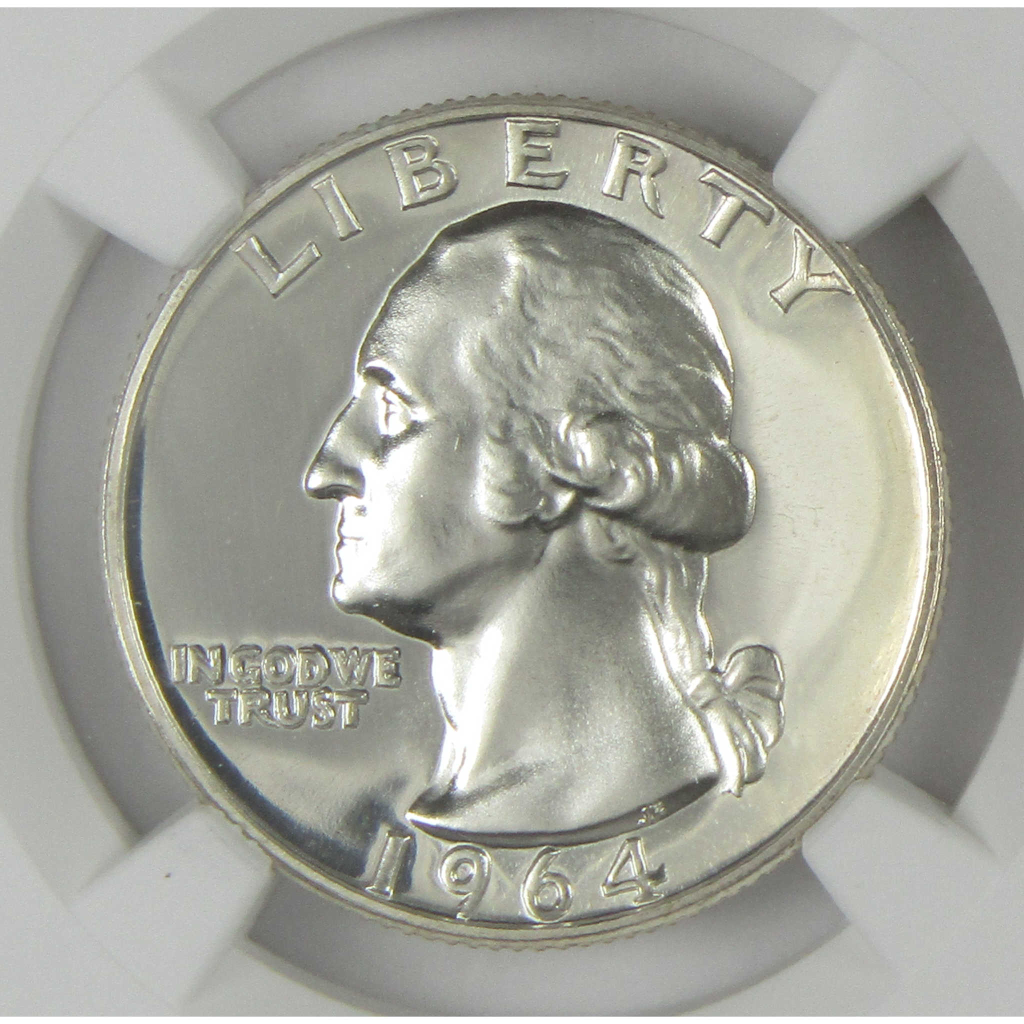 1964 Washington Silver Quarter PF 68 NGC Proof 25c Coin SKU:I27501