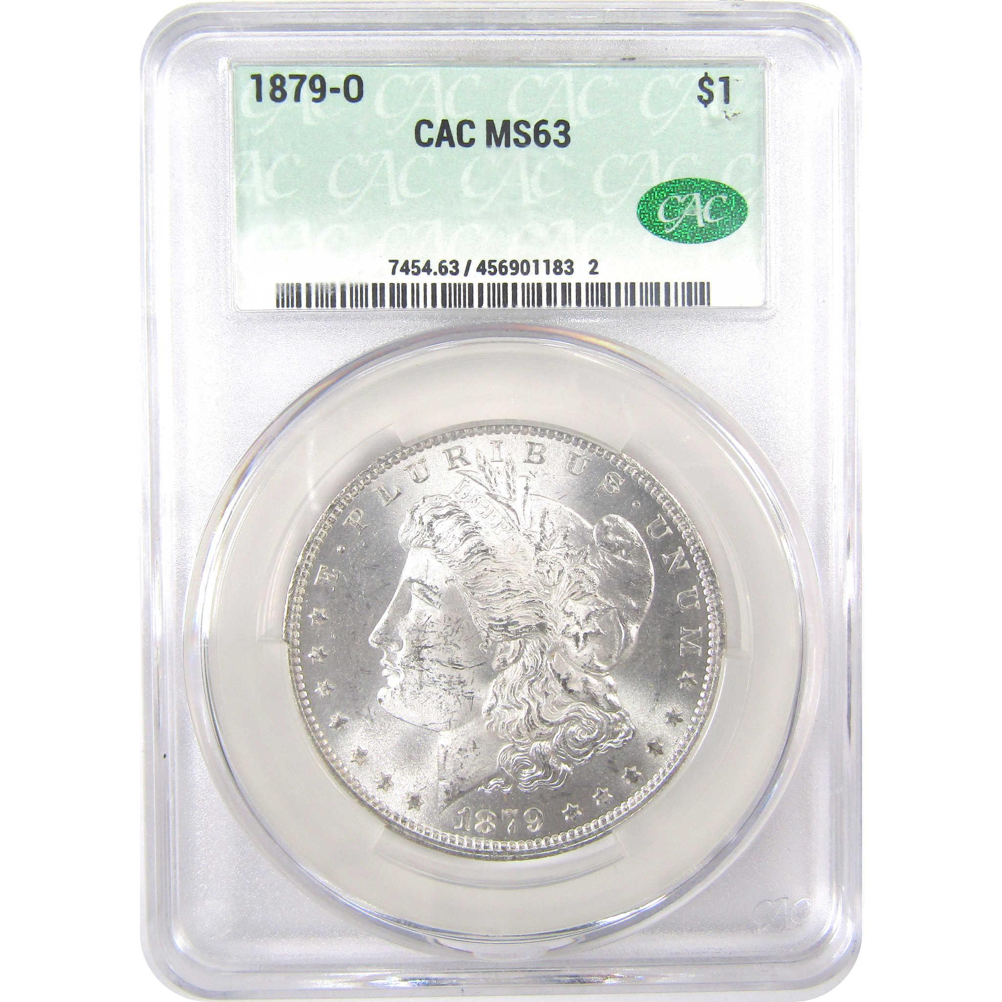1879 O Morgan Dollar MS 63 CAC Silver Uncirculated $1 Coin SKU:I17410 - Morgan coin - Morgan silver dollar - Morgan silver dollar for sale - Profile Coins & Collectibles