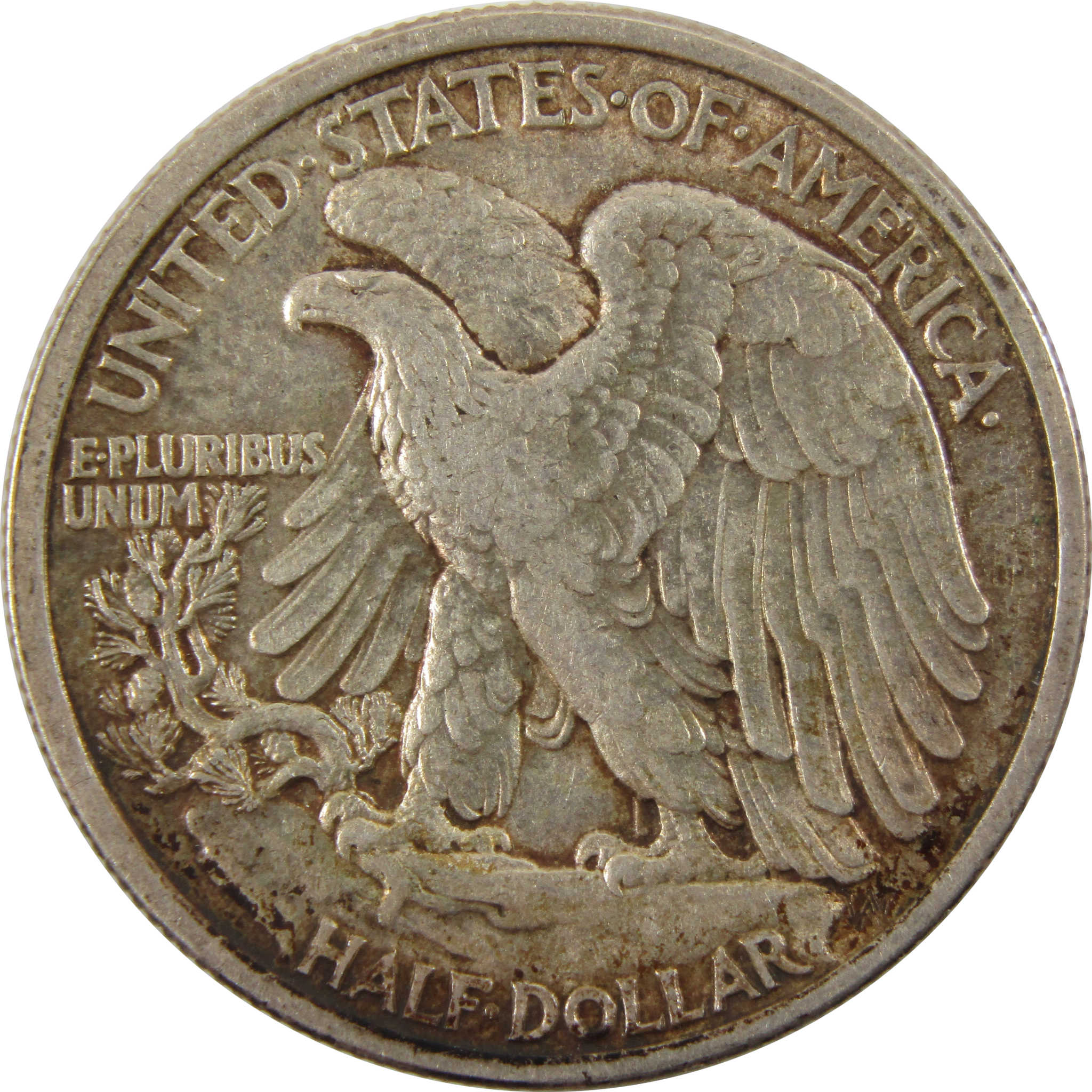 1916 Liberty Walking Half Dollar About Unc 90% Silver SKU:I8038