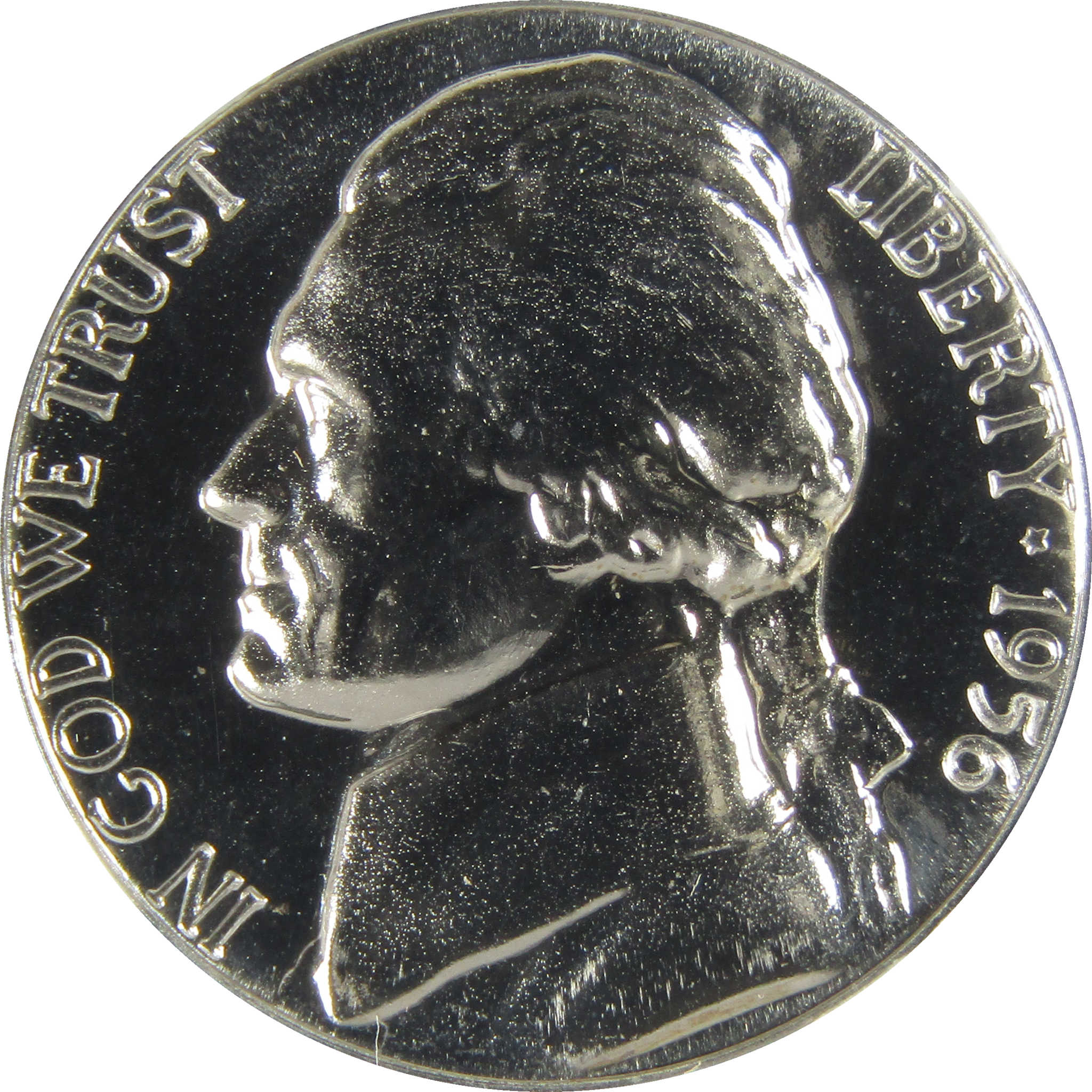 1956 Jefferson Nickel PF 68 NGC Proof 5c Coin Collectible SKU:I27382