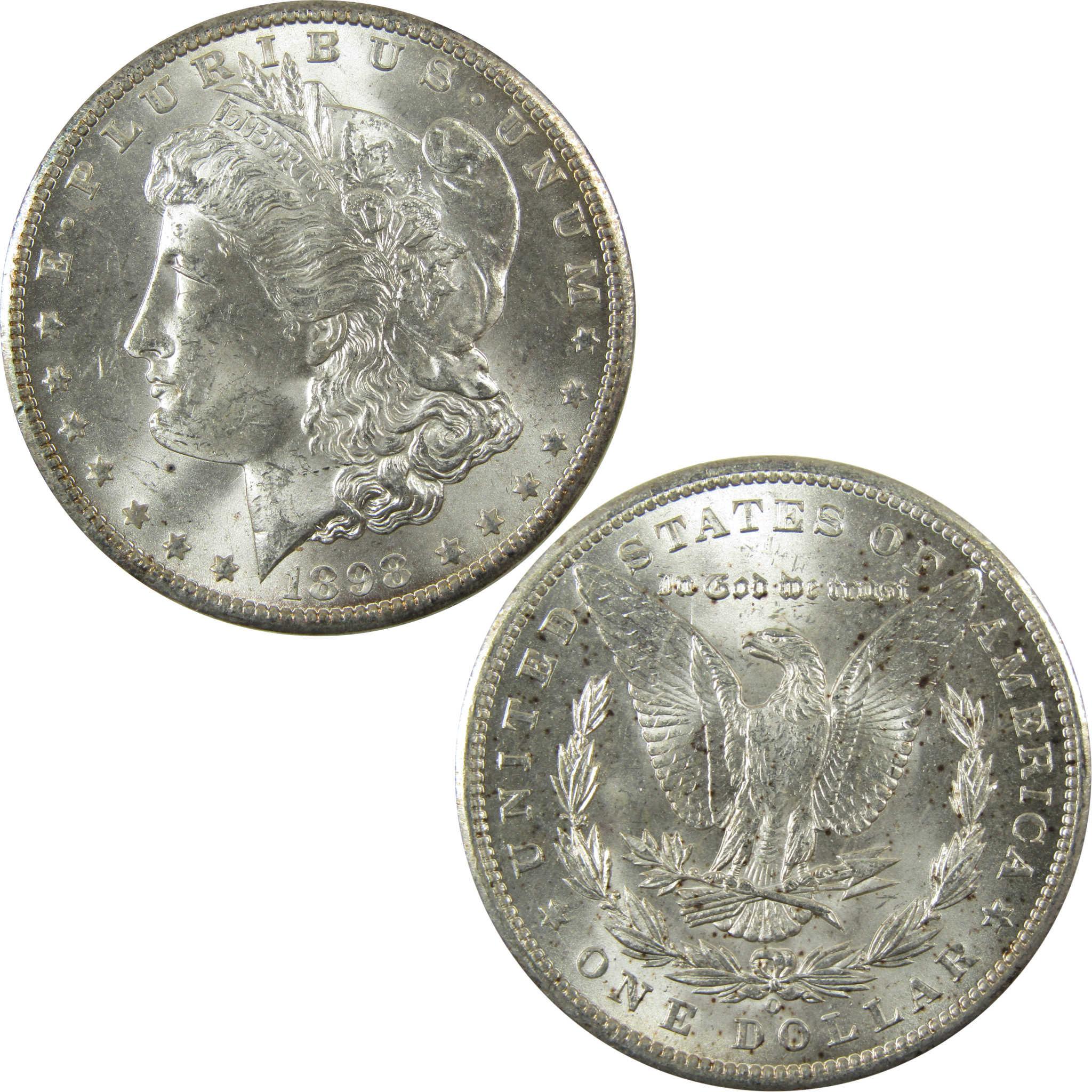 1898 O Morgan Silver Dollar Uncirculated Mint State $1 Coin SKU:CP1402 - Morgan coin - Morgan silver dollar - Morgan silver dollar for sale - Profile Coins & Collectibles