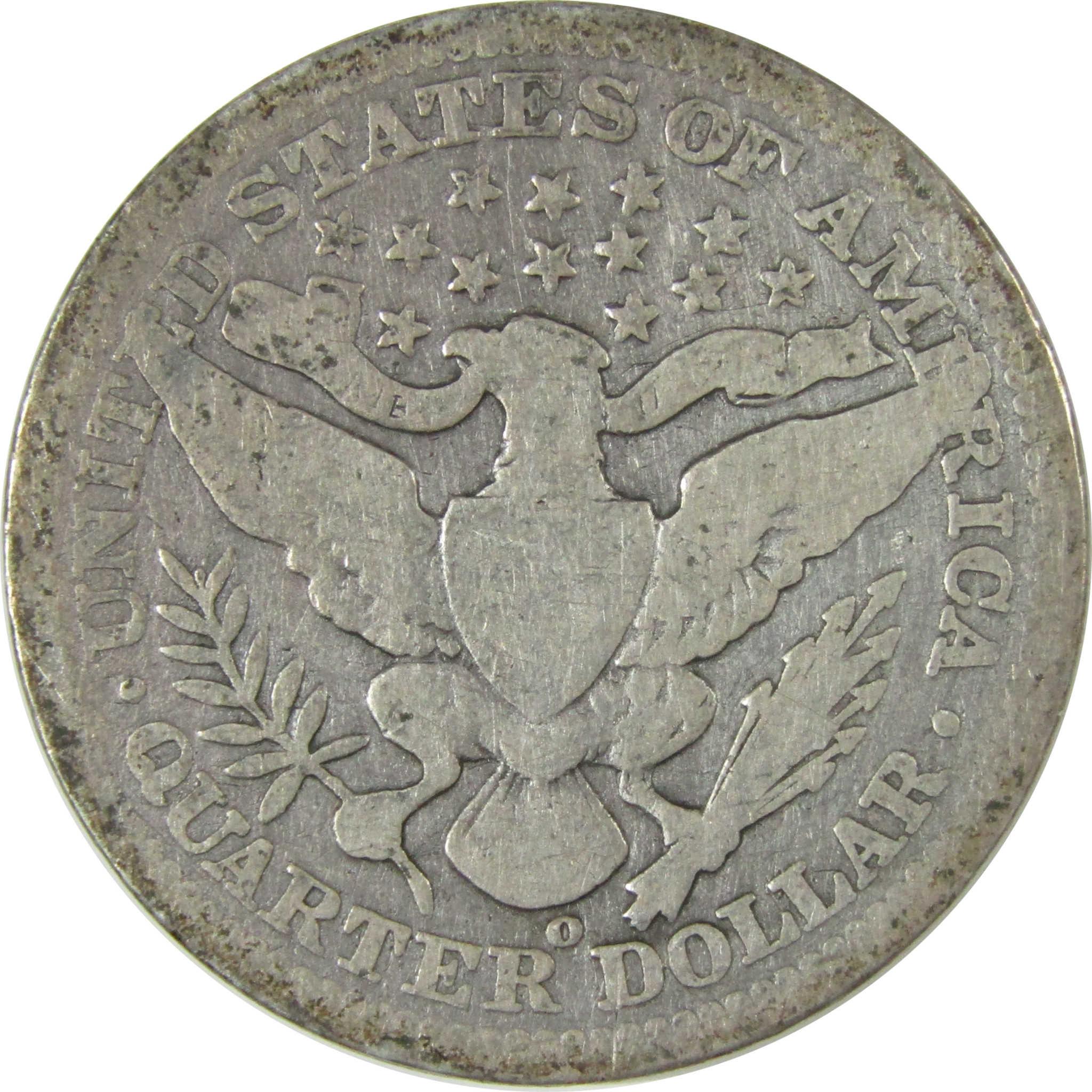 1909 O Barber Silver Quarter G Good Details 25c Coin SKU:CP886