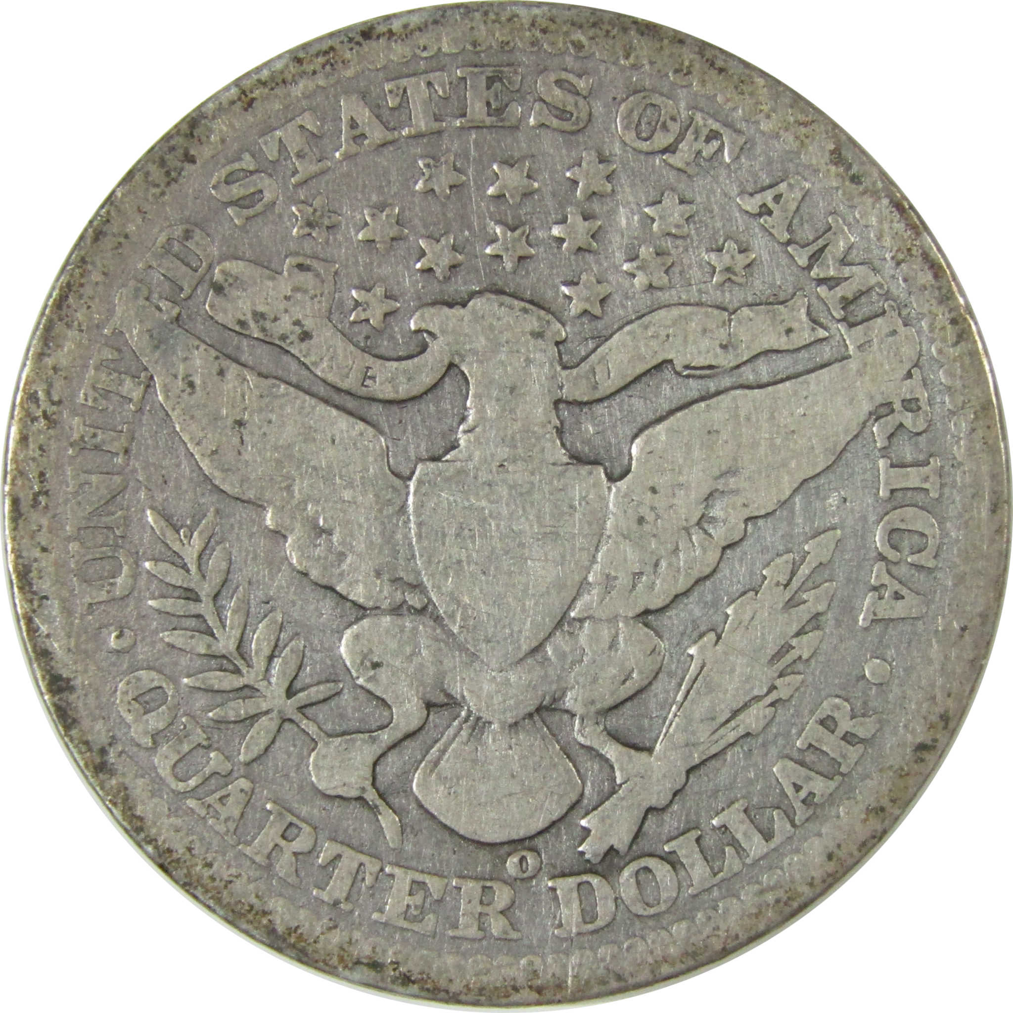 1909 O Barber Silver Quarter G Good Details 25c Coin SKU:CP886