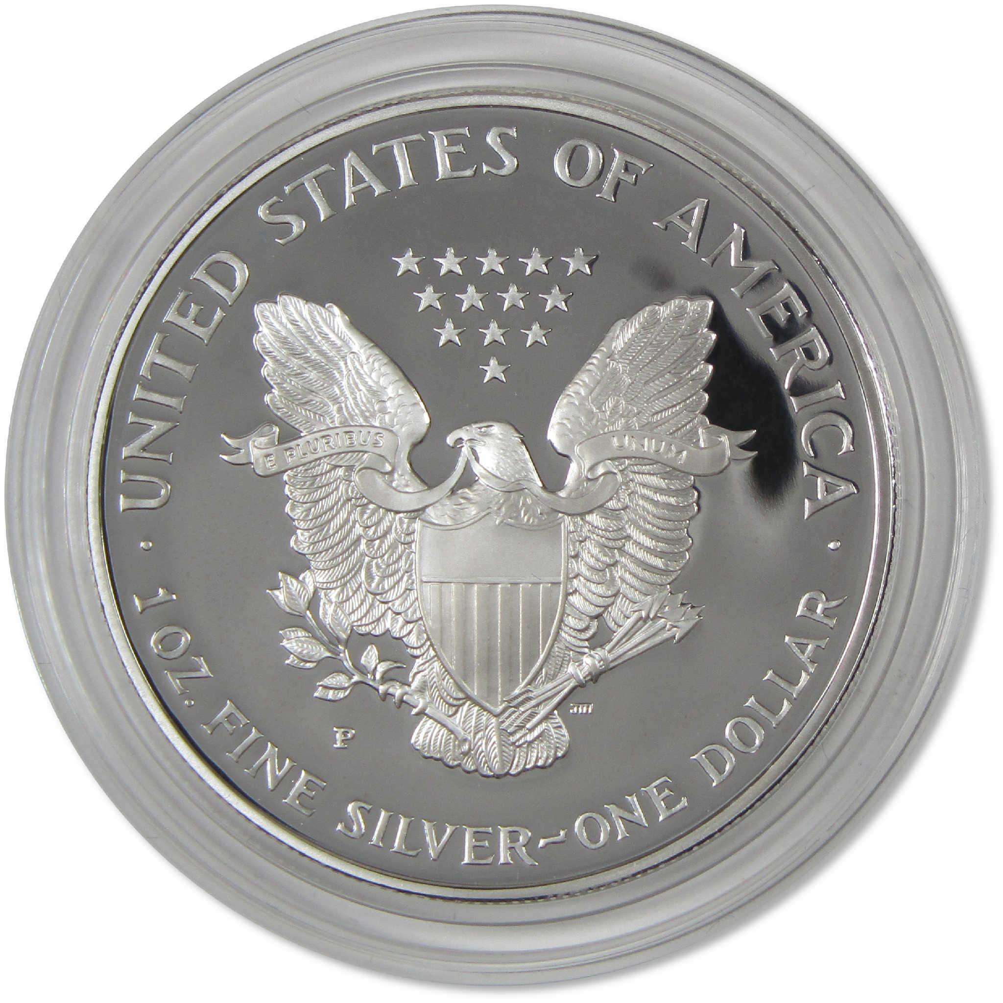 1997 P American Silver Eagle Proof $1 Coin Collectible OGP COA
