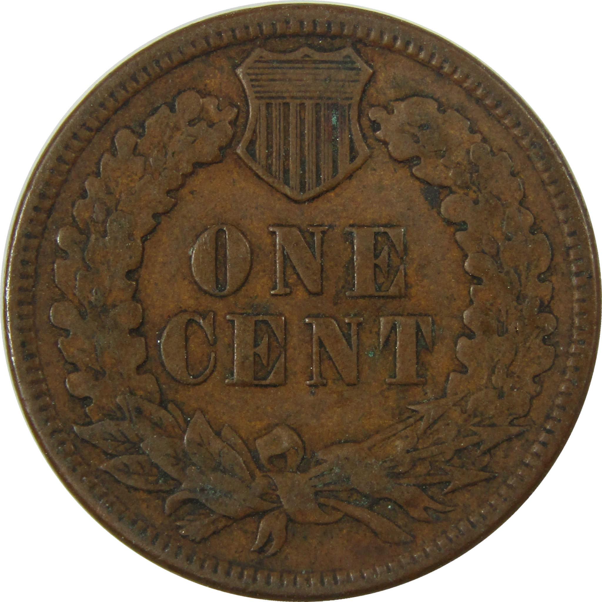 1891 Indian Head Cent F Fine Penny 1c Coin Collectible SKU:I26939