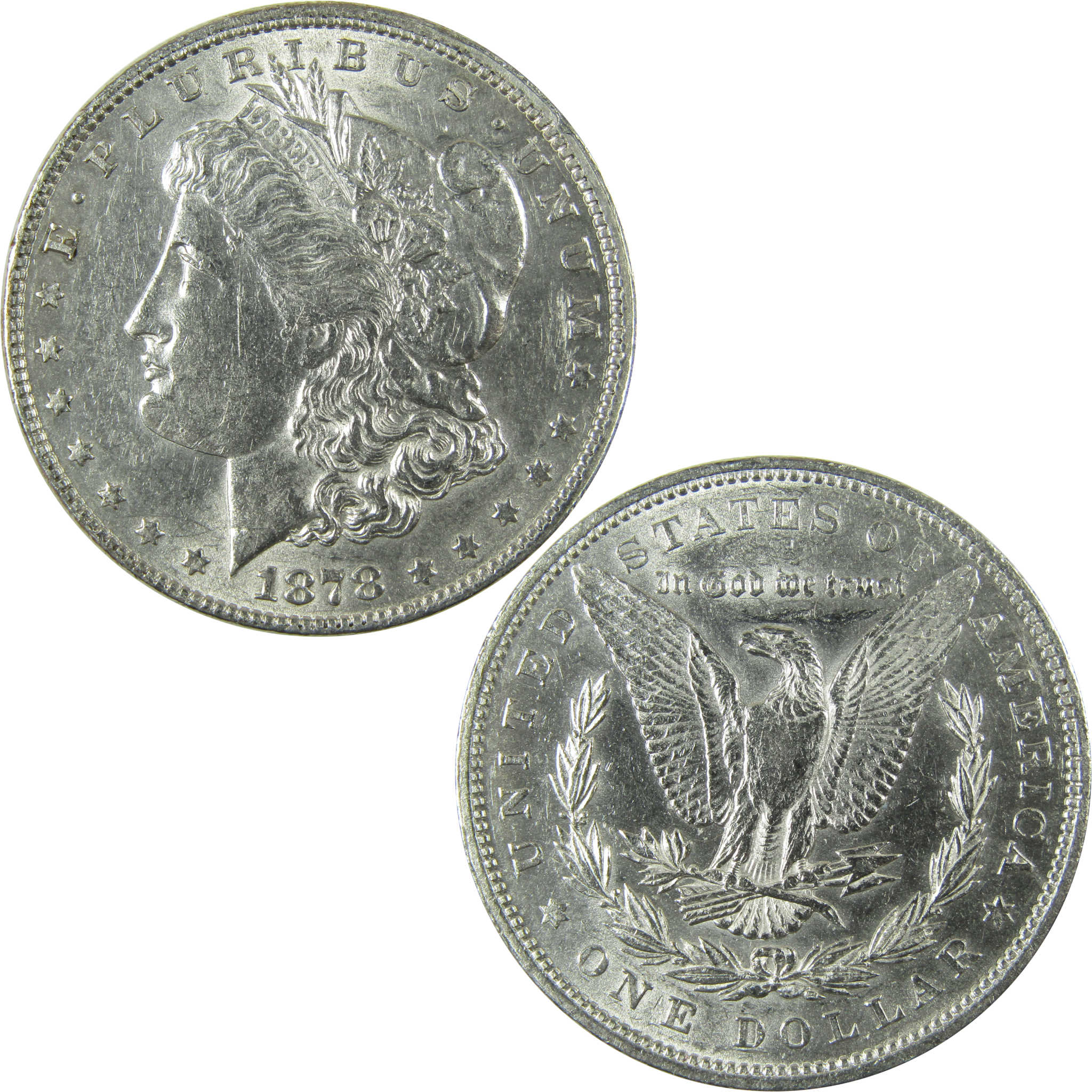 1878 7TF Rev 79 Morgan Silver Dollar AU About Uncirculated SKU:I27065