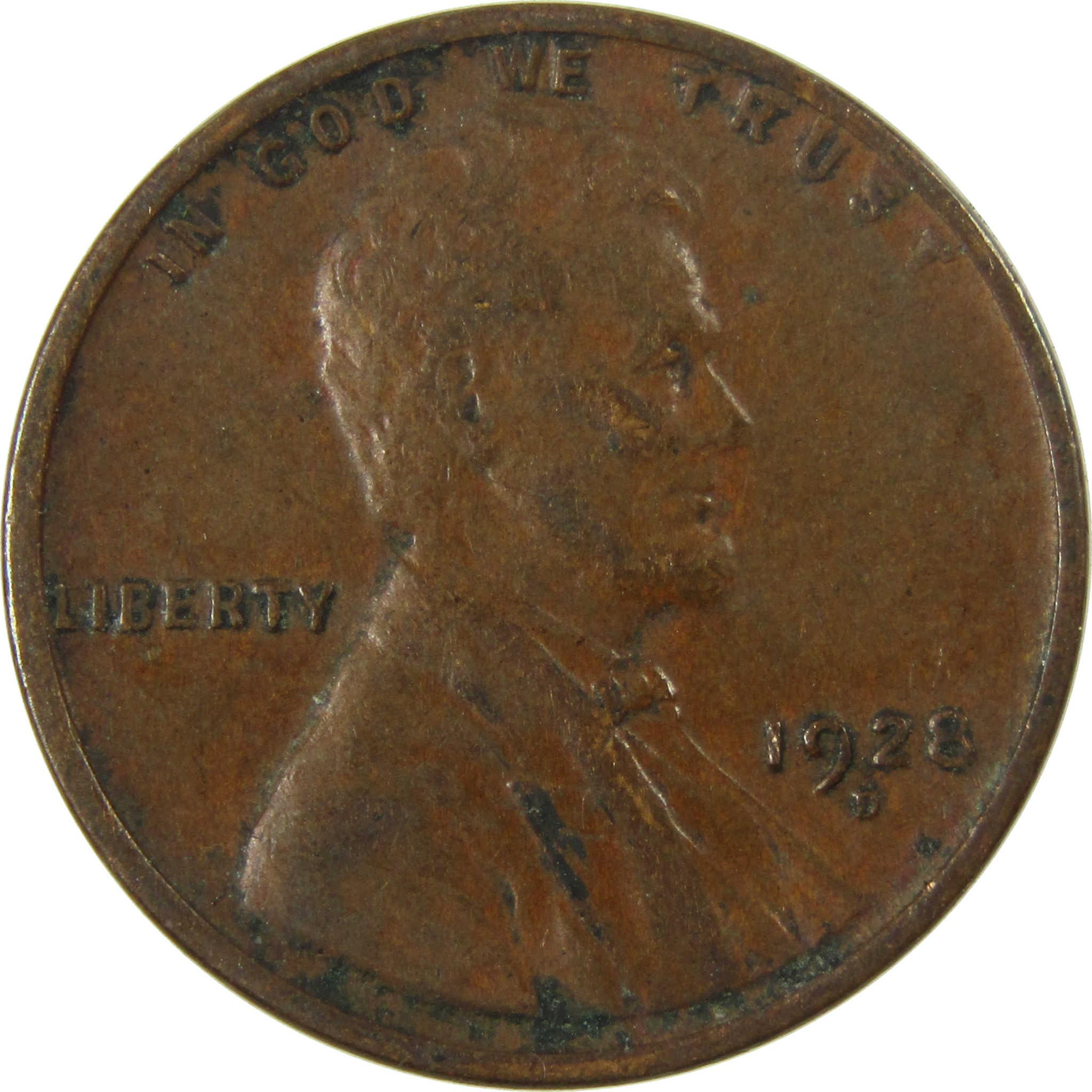 1928 D Lincoln Wheat Cent VF Very Fine Penny 1c Coin SKU:I27597