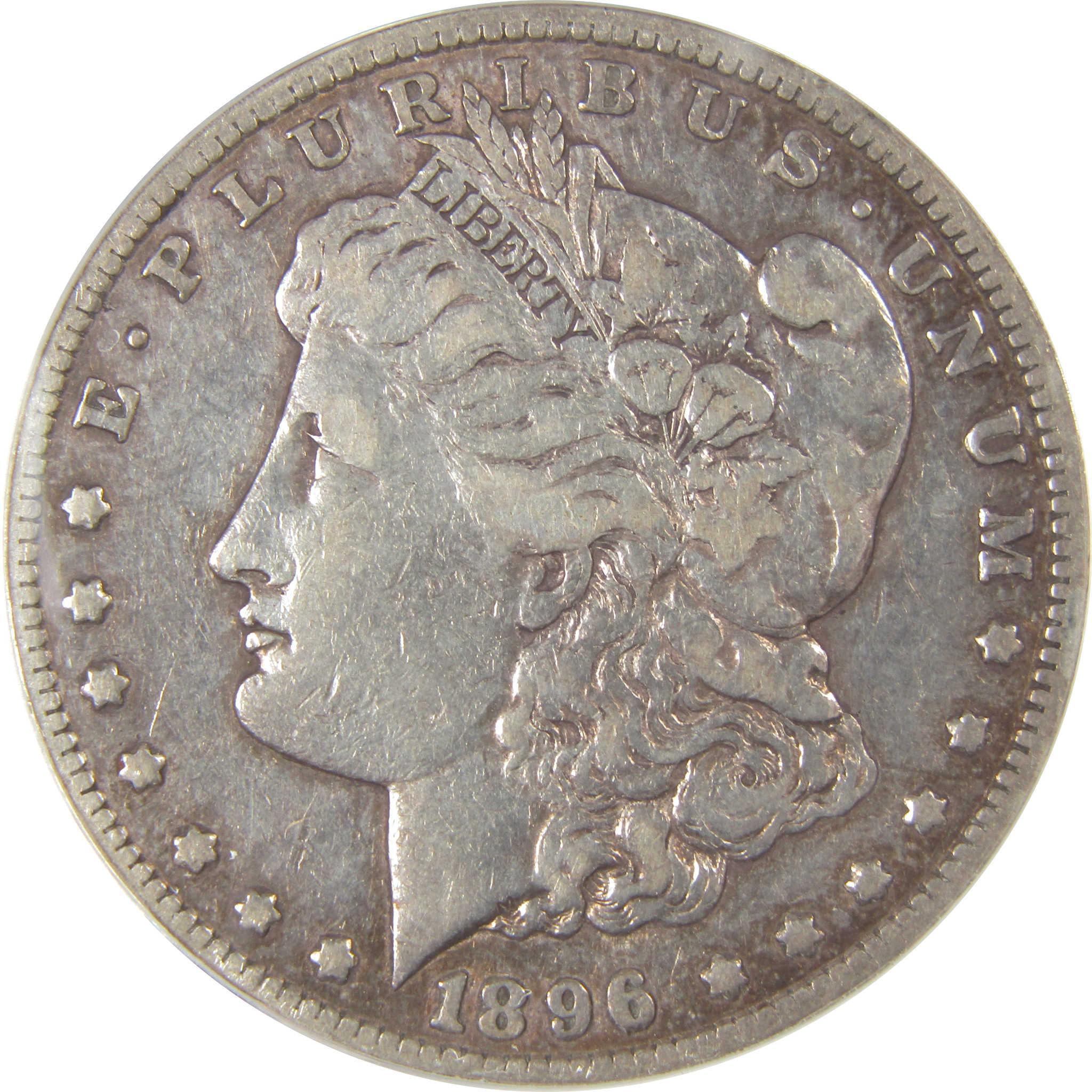 1896 S Morgan Dollar VF 30 ANACS Silver $1 Coin SKU:I20782 - Morgan coin - Morgan silver dollar - Morgan silver dollar for sale - Profile Coins & Collectibles