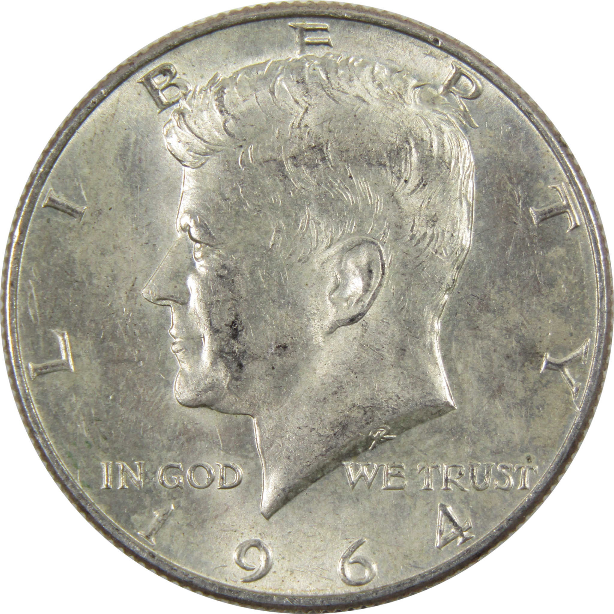 1964 D Kennedy Half Dollar AG About Good 90% Silver 50c Coin