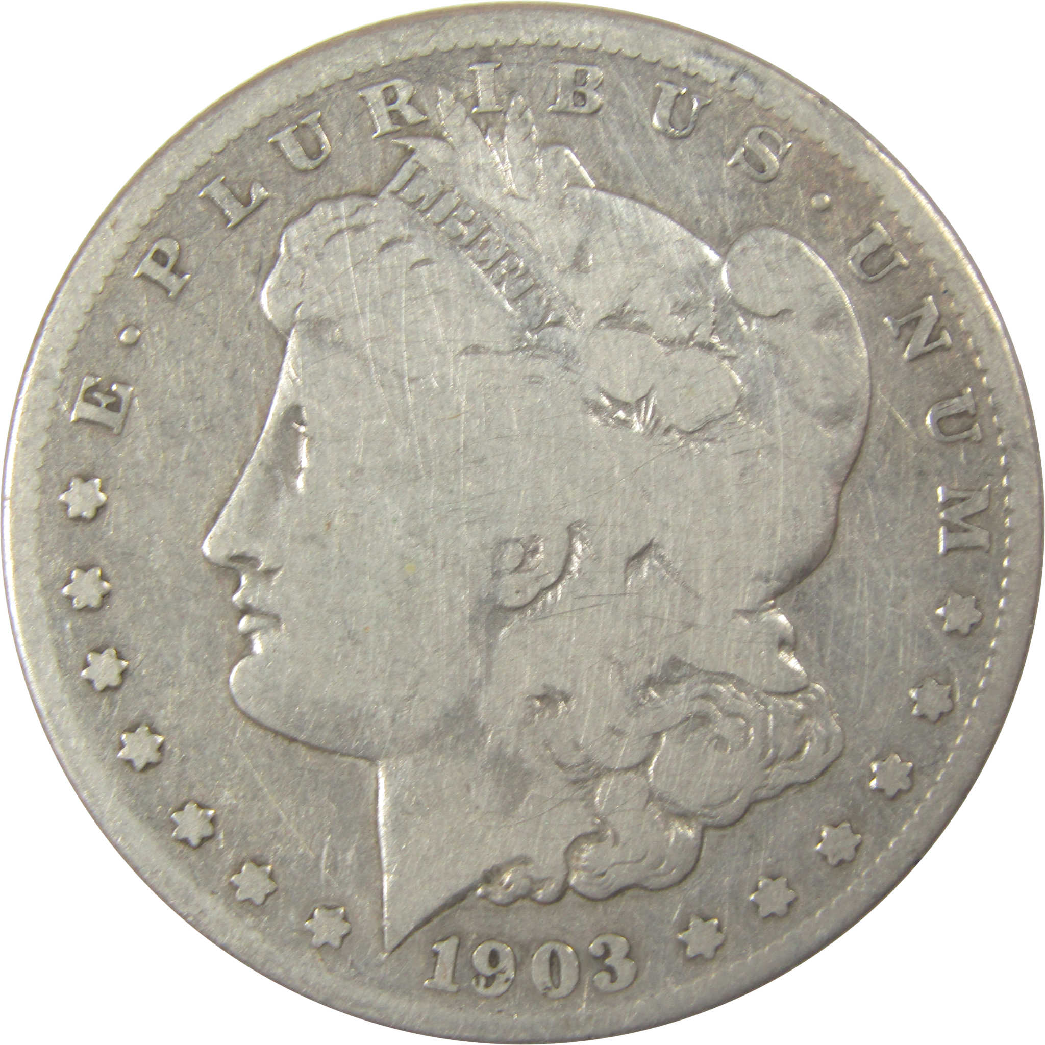 1903 S Morgan Silver Dollar VG Very Good Details $1 Coin SKU:I23384 - Morgan coin - Morgan silver dollar - Morgan silver dollar for sale - Profile Coins & Collectibles