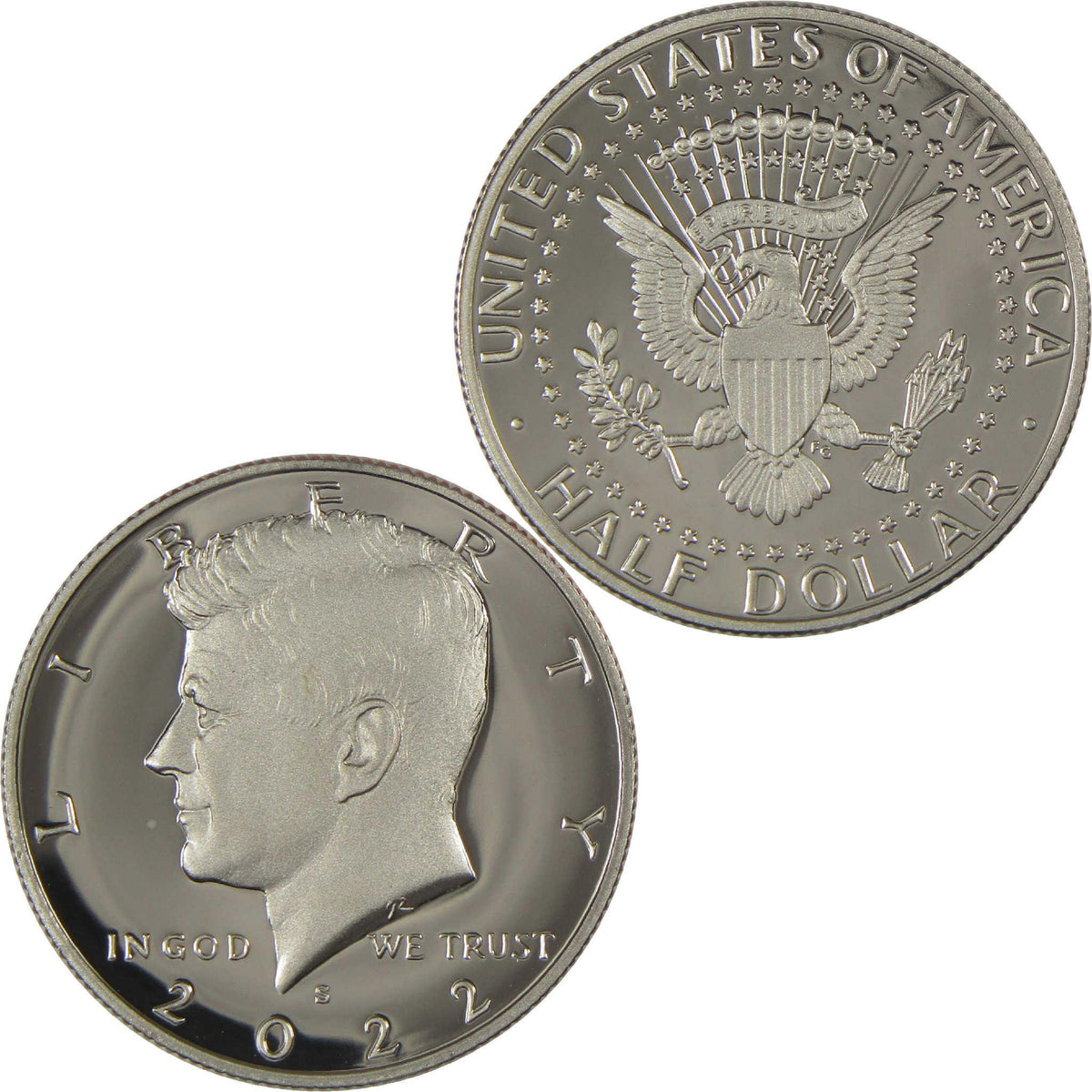 2022 S Kennedy Half Dollar Clad Proof 50c Coin Collectible