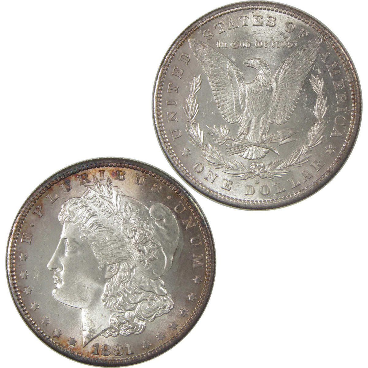 1881 S Morgan Silver Dollar BU Gem Uncirculated Mint State $1 Coin - Morgan coin - Morgan silver dollar - Morgan silver dollar for sale - Profile Coins & Collectibles