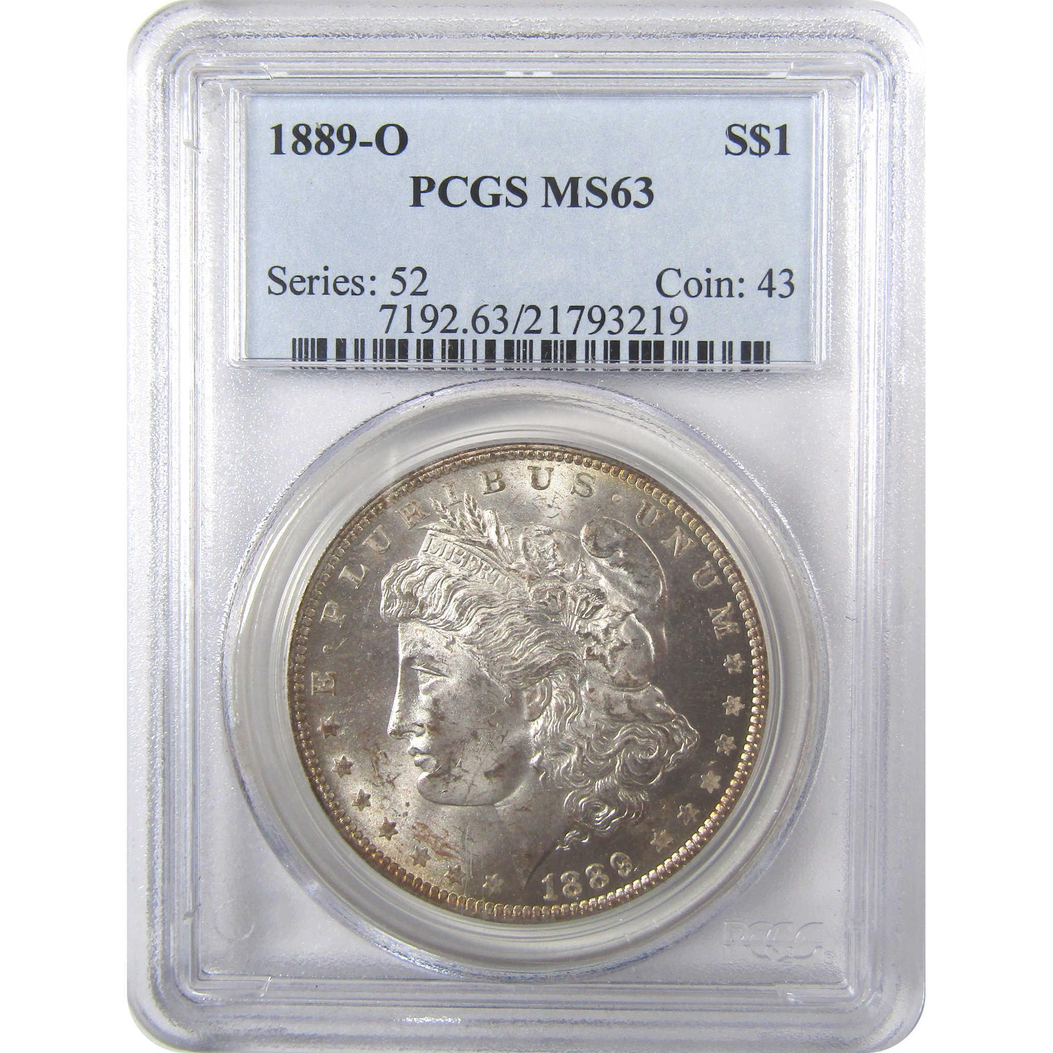 1889 O Morgan Silver Dollar MS 63 PCGS Uncirculated $1 Coin SKU:I24411 - Morgan coin - Morgan silver dollar - Morgan silver dollar for sale - Profile Coins & Collectibles