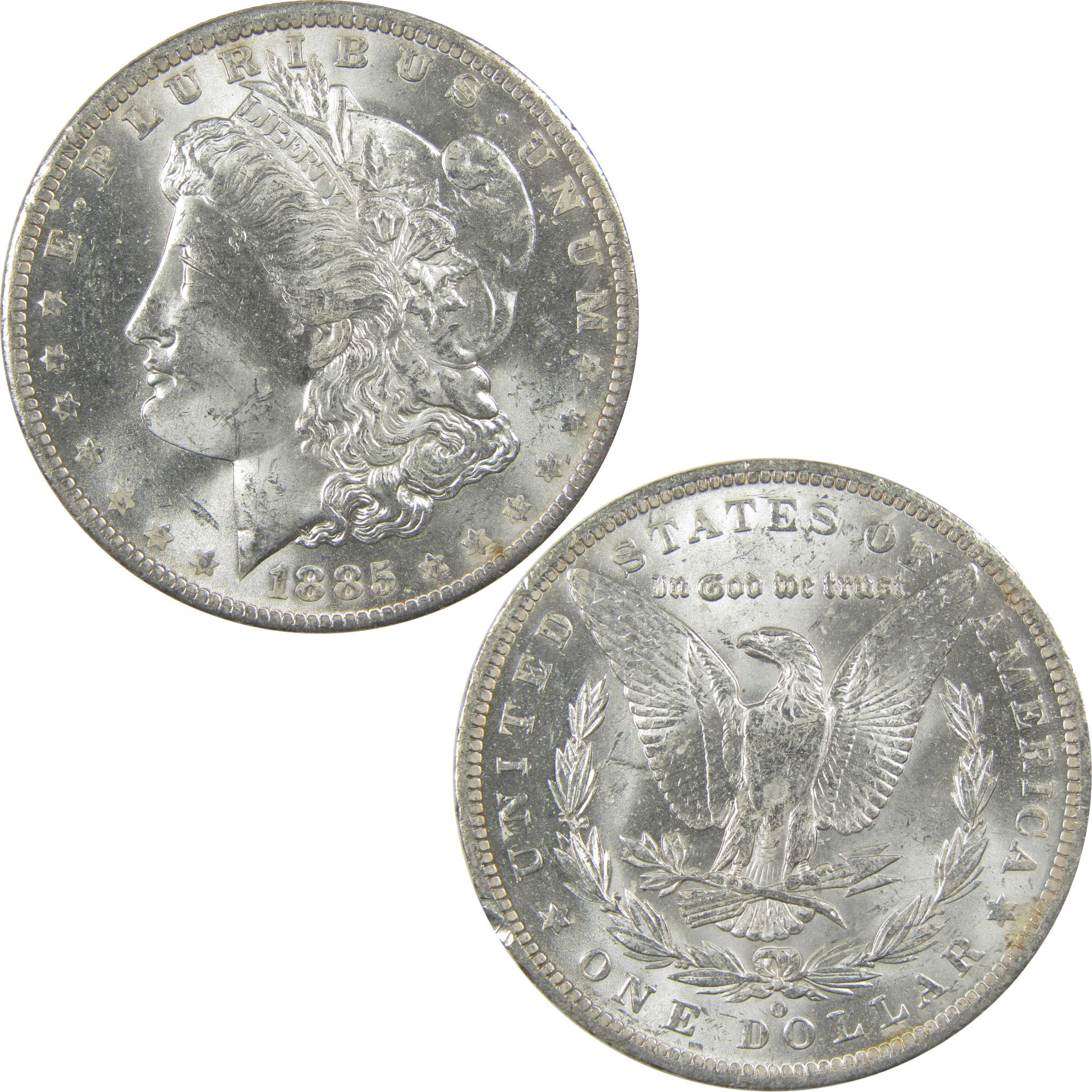 1885 O Morgan Dollar Uncirculated Silver $1 Coin SKU:I22085 - Morgan coin - Morgan silver dollar - Morgan silver dollar for sale - Profile Coins & Collectibles