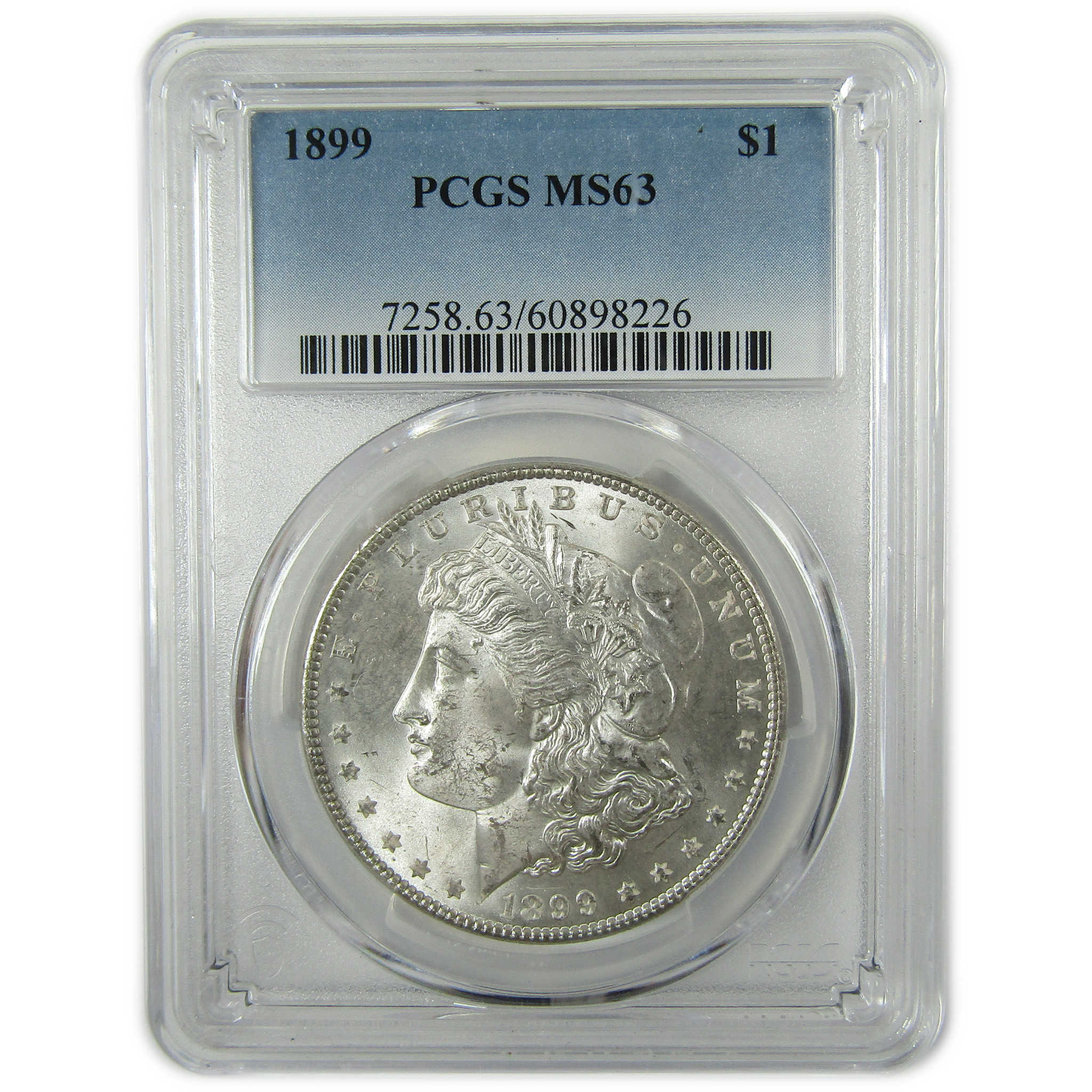1899 Morgan Silver Dollar MS 63 PCGS Uncirculated $1 Coin SKU:I28357
