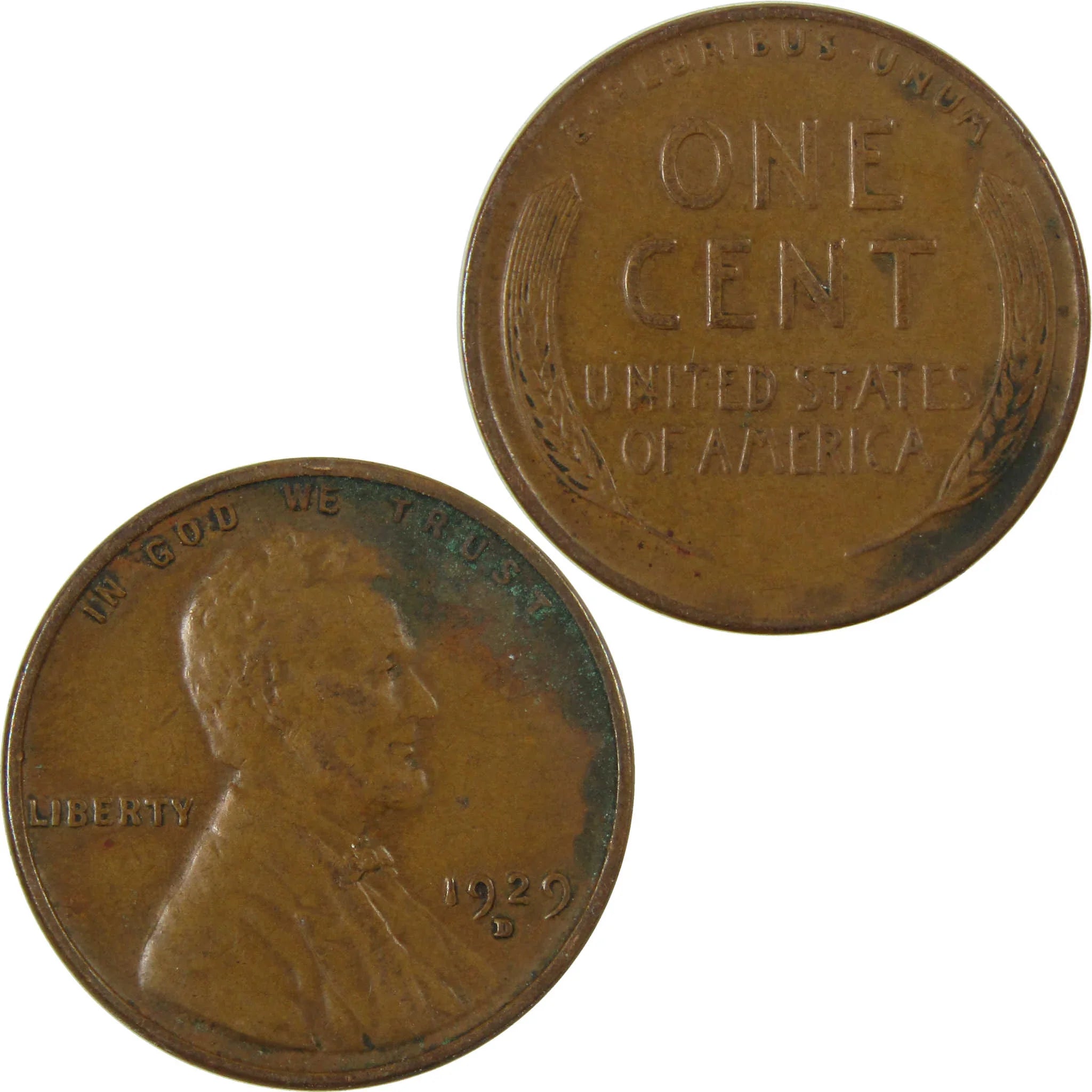 1929 D Lincoln Wheat Cent VG Very Good Penny 1c Coin SKU:I27201