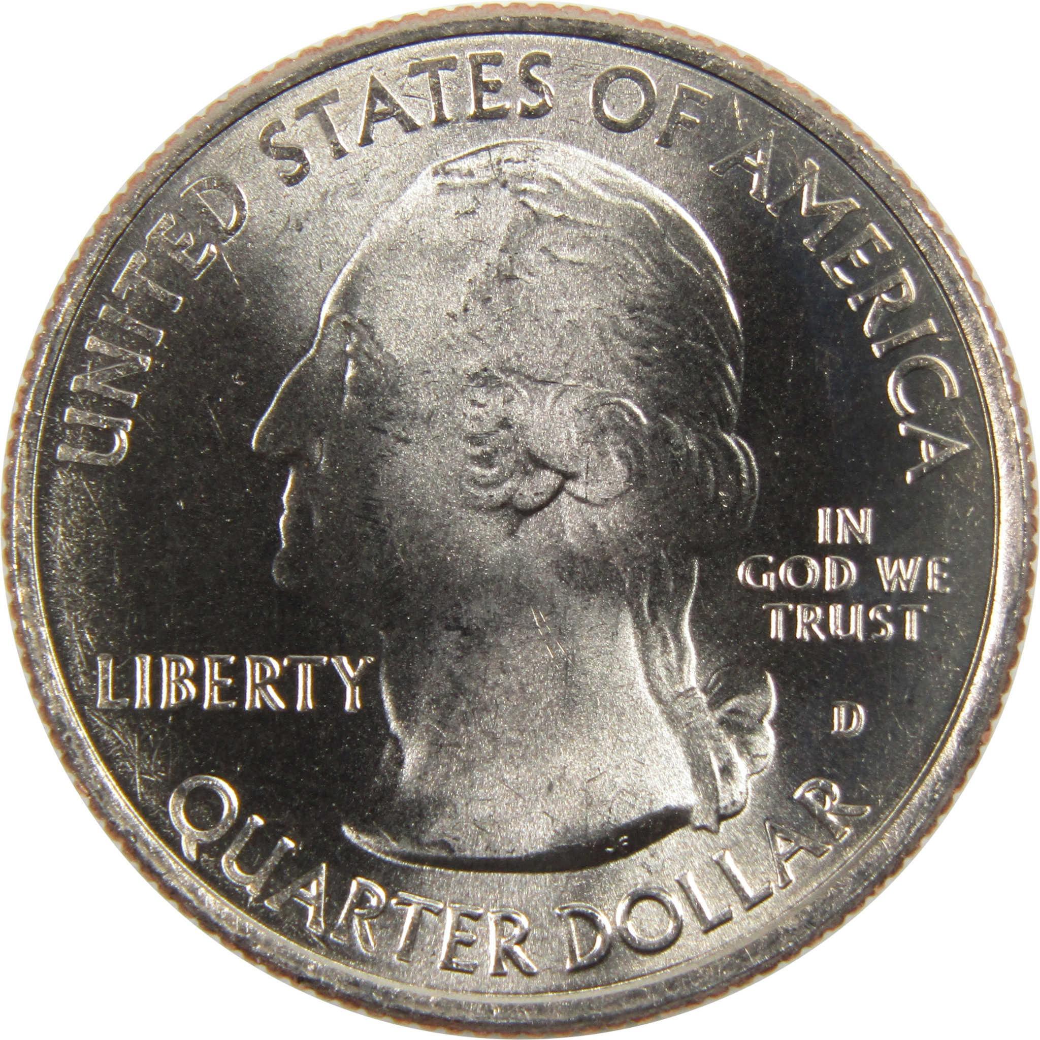 2015 D Kisatchie National Forest Quarter BU Uncirculated Clad 25c Coin