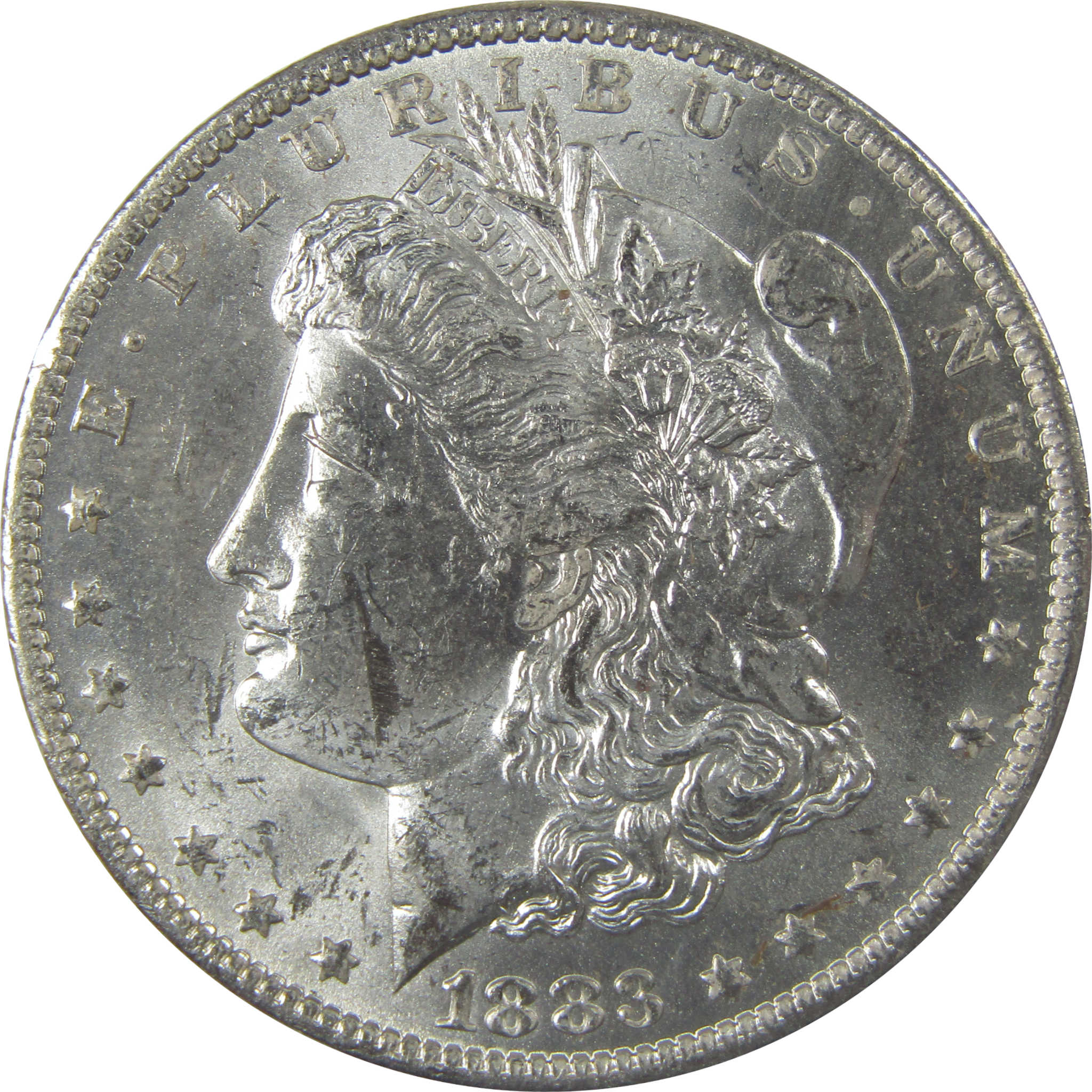 1883 O Morgan Silver Dollar Uncirculated Mint State $1 Coin SKU:I24830
