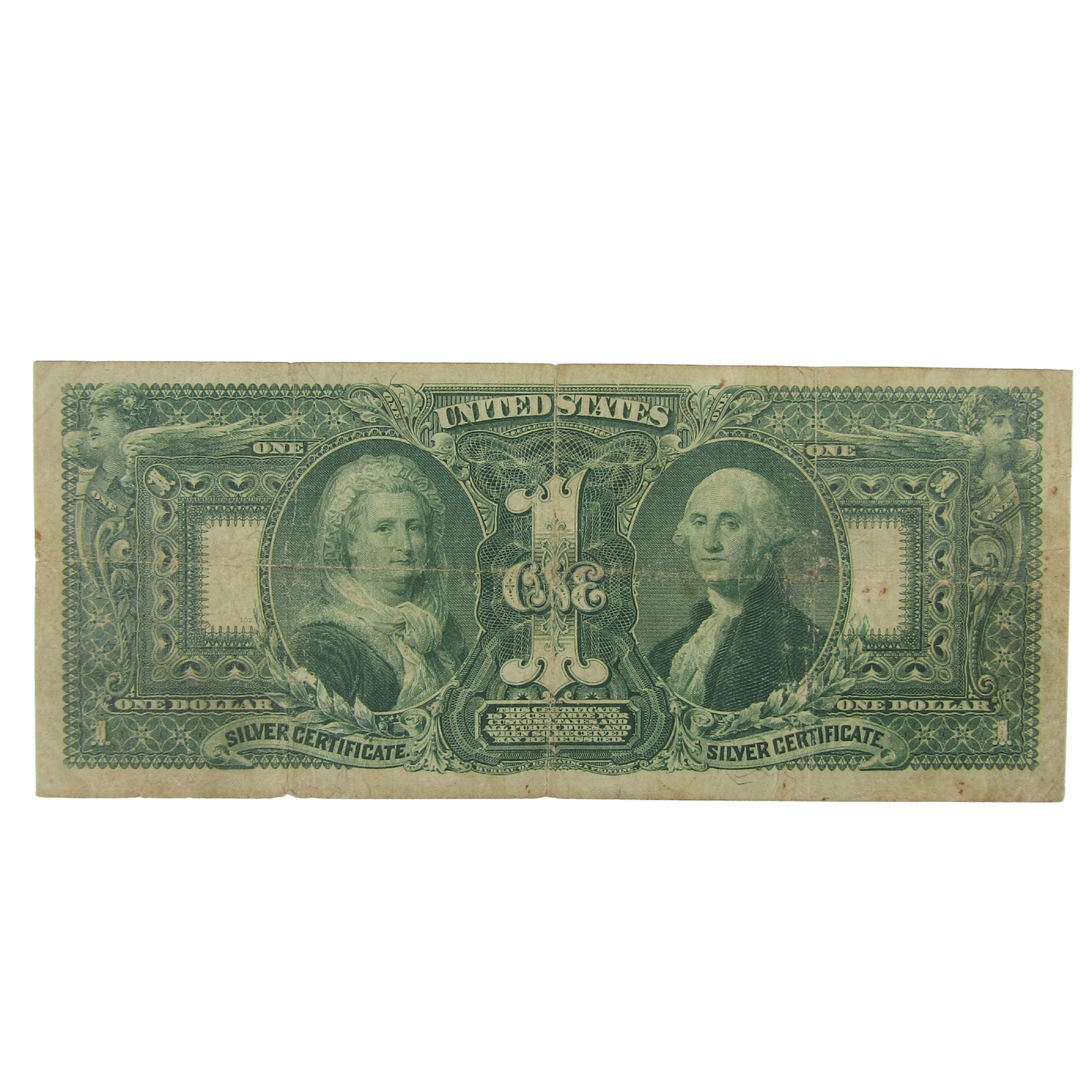 1896 $1 Silver Certificate Educational Note F Fine Currency SKU:I23176