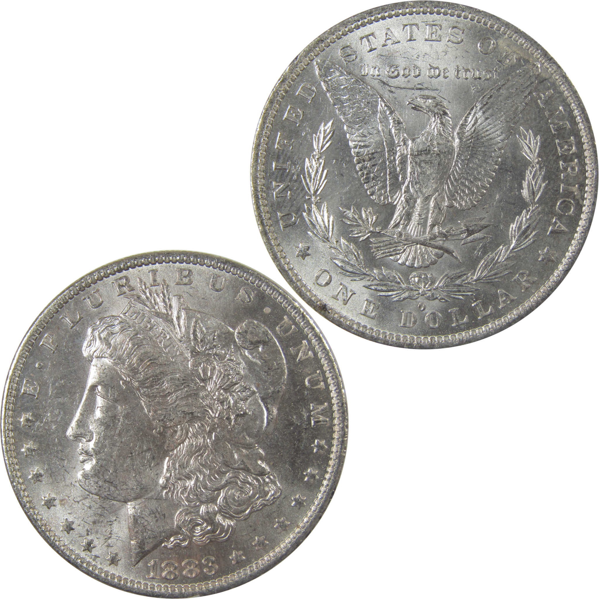 1883 O Morgan Silver Dollar Uncirculated Mint State $1 Coin SKU:I24833