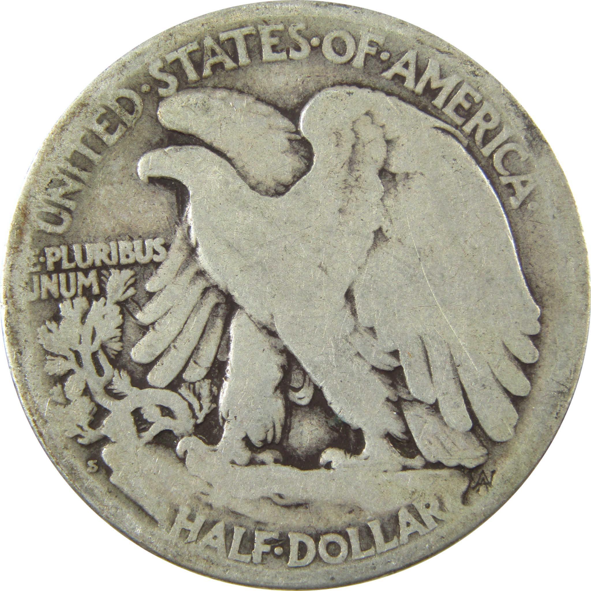 1921 S Liberty Walking Silver Half Dollar G Good Details SKU:CP1445
