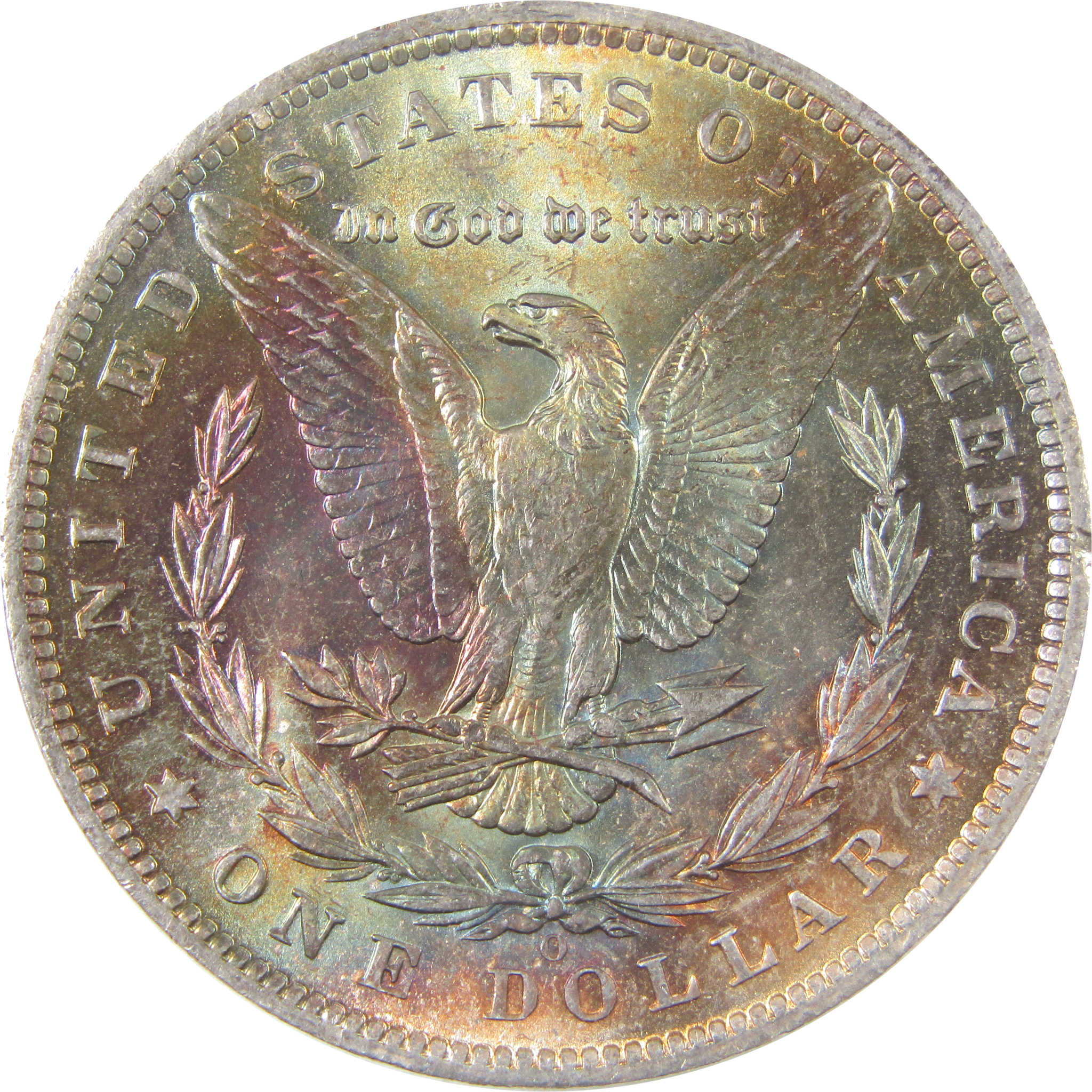 1885 O Morgan Dollar BU Choice Uncirculated Silver Toned SKU:CPC0270