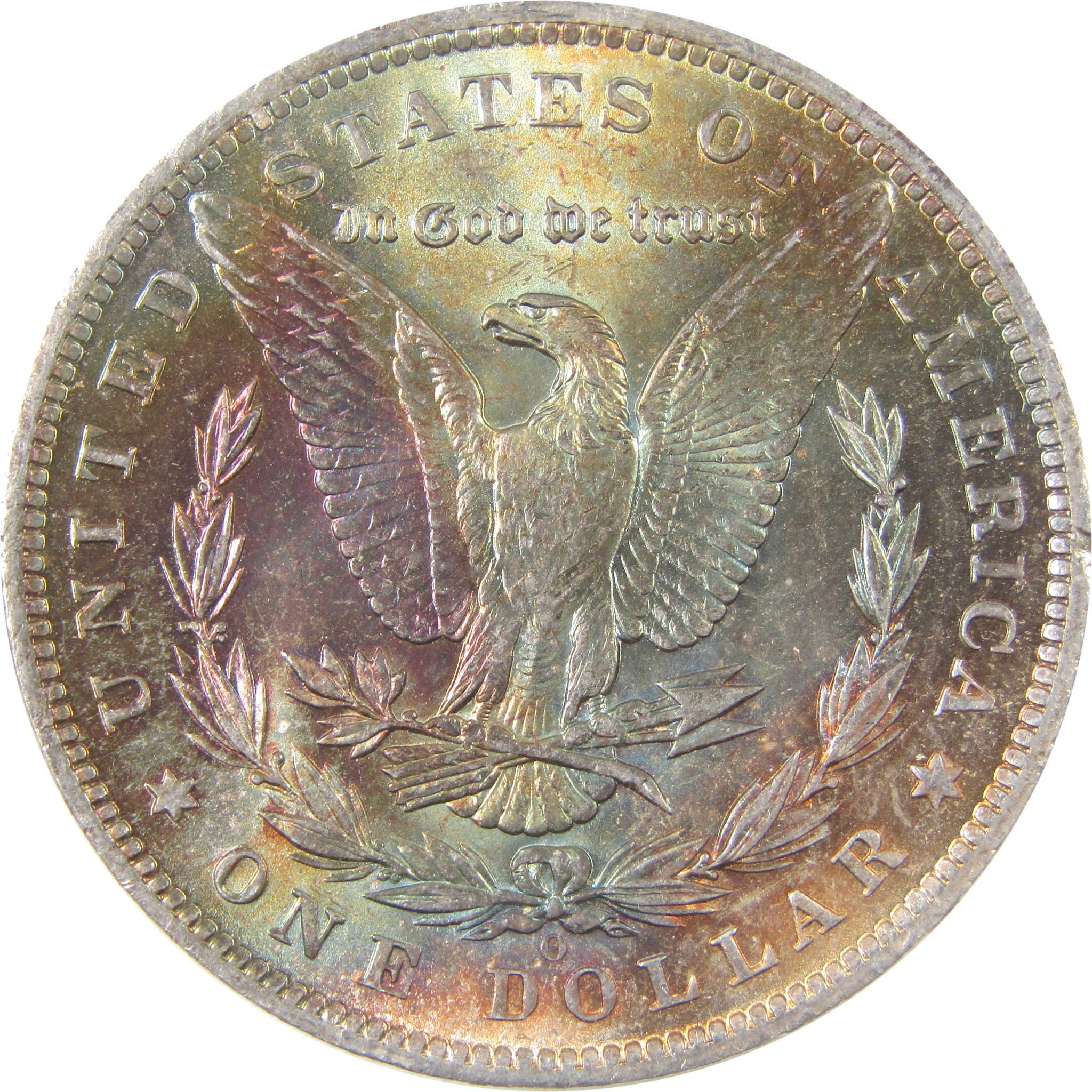 1885 O Morgan Dollar BU Choice Uncirculated Silver Toned SKU:CPC0270