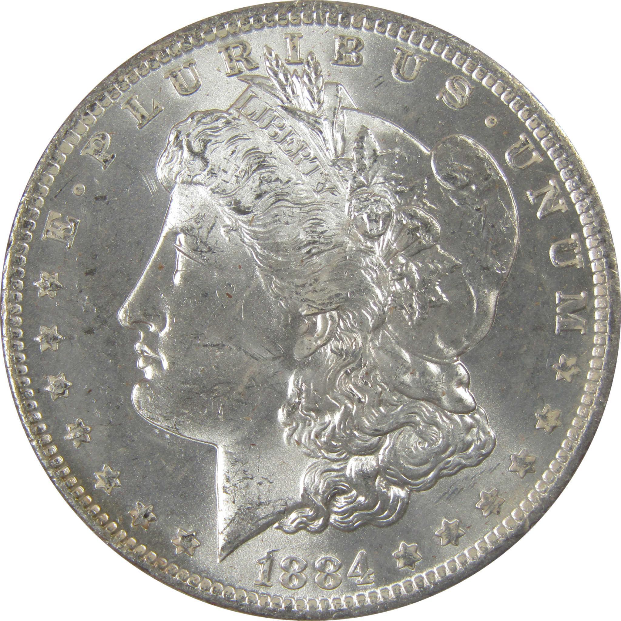 1884 O Morgan Silver Dollar BU Choice Uncirculated Toned SKU:I24193