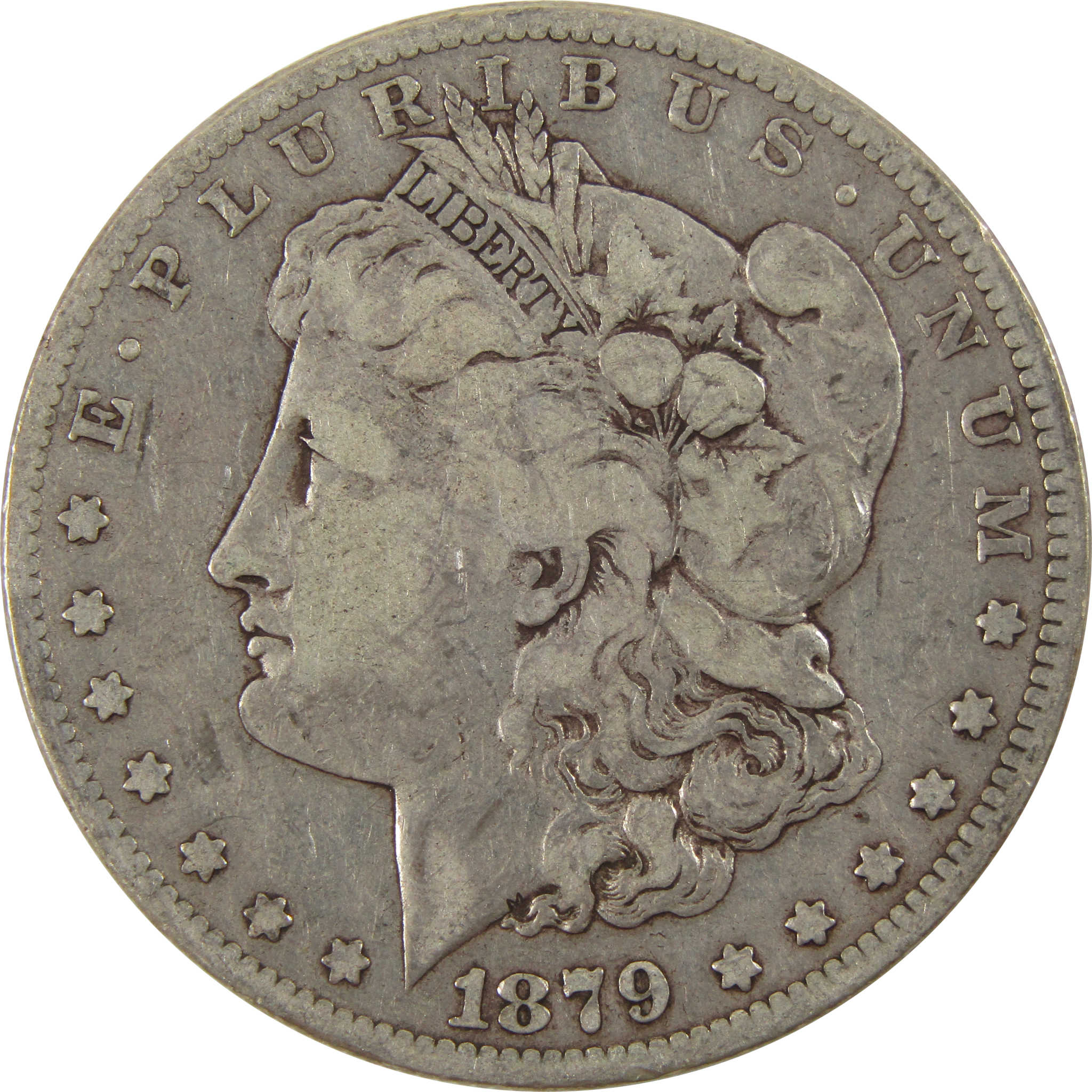 1879 S Rev 78 Morgan Dollar VG Very Good 90% Silver $1 Coin SKU:I8001 - Morgan coin - Morgan silver dollar - Morgan silver dollar for sale - Profile Coins & Collectibles