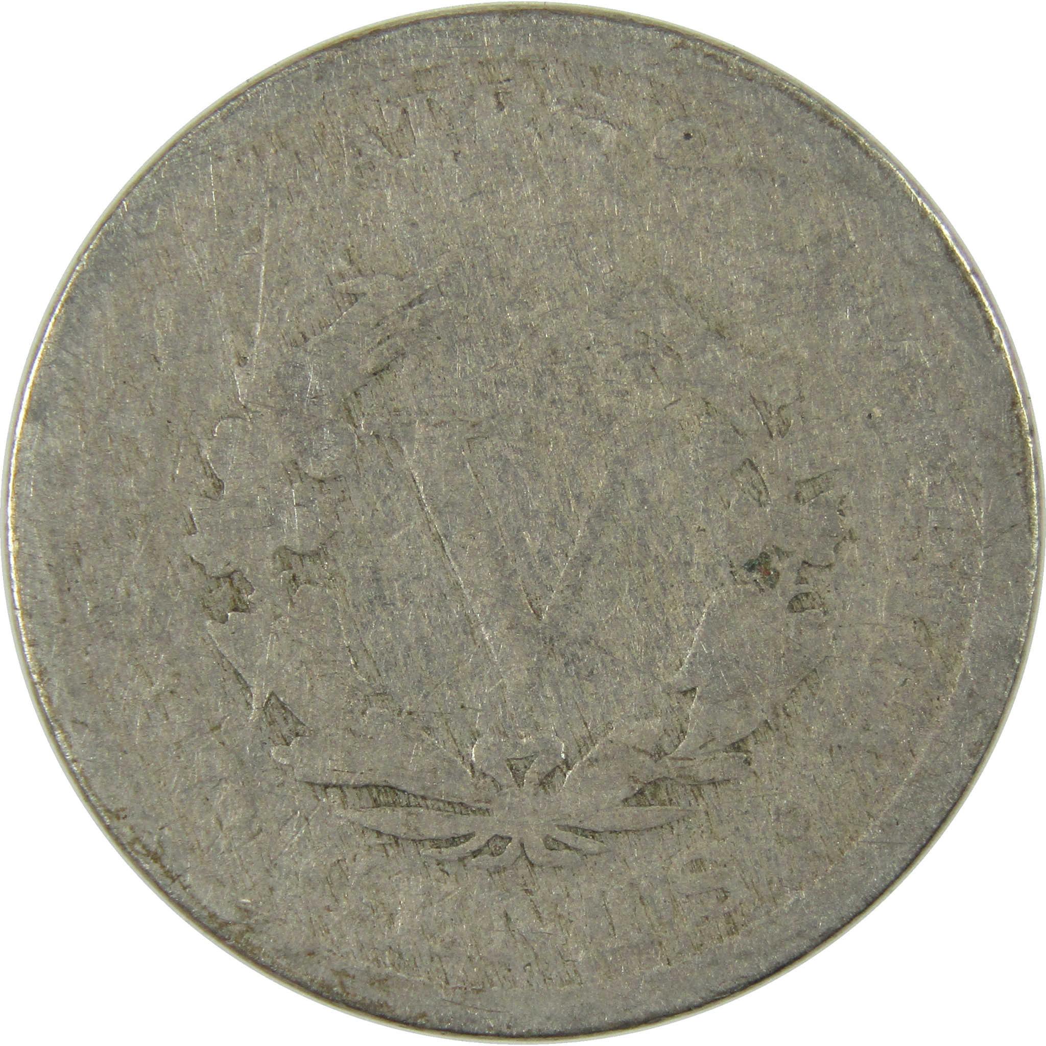 1896 Liberty Head V Nickel G Good 5c Coin Collectible SKU:I27510