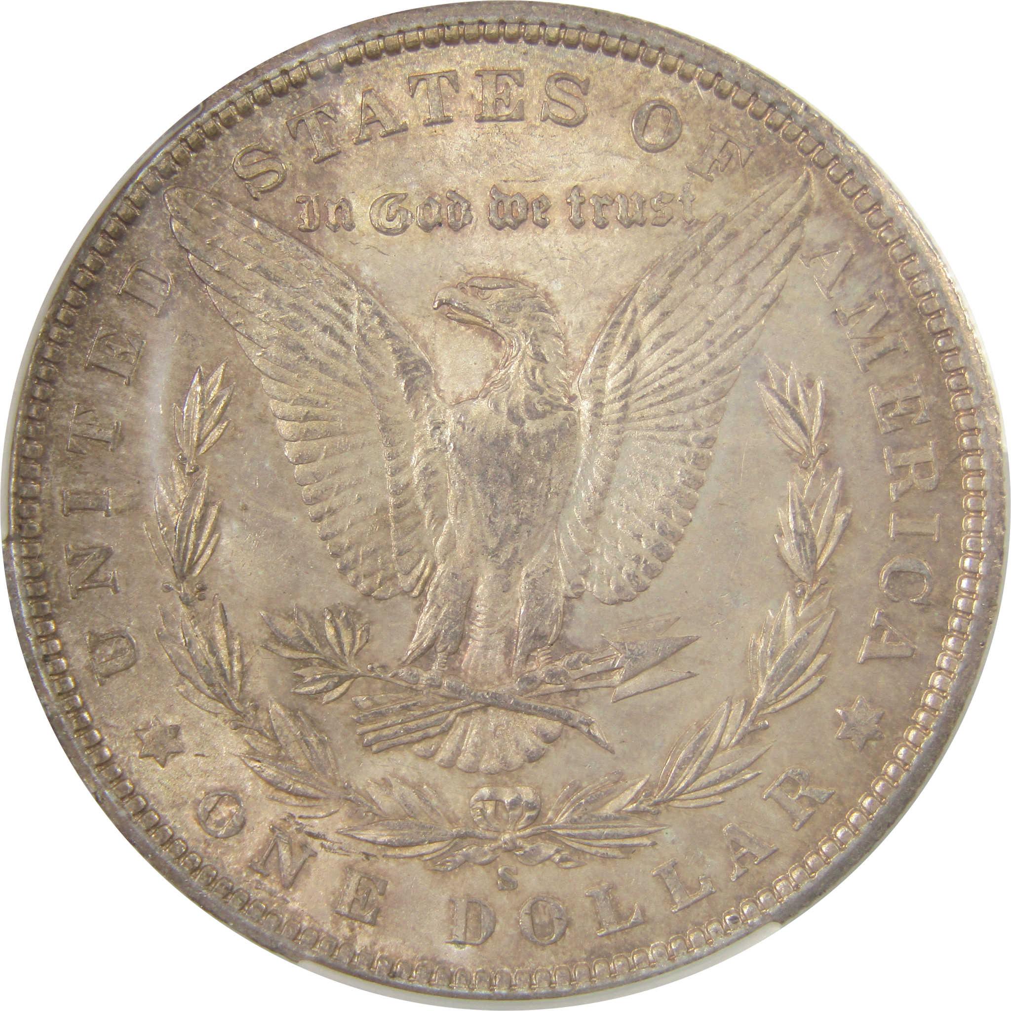 1901 S Morgan Silver Dollar AU 58 CAC $1 Coin Collectible SKU:I24409 - Morgan coin - Morgan silver dollar - Morgan silver dollar for sale - Profile Coins & Collectibles