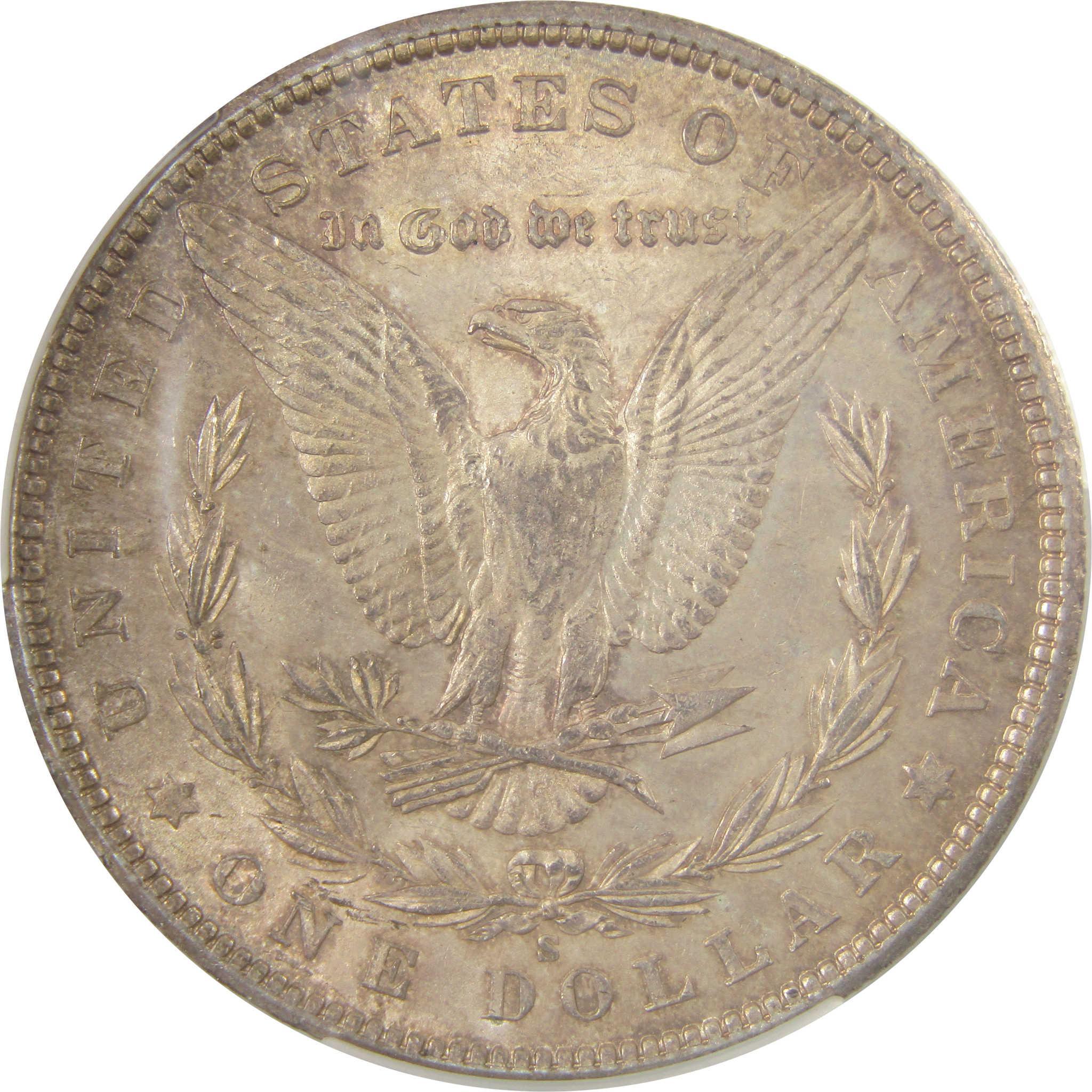 1901 S Morgan Silver Dollar AU 58 CAC $1 Coin Collectible SKU:I24409 - Morgan coin - Morgan silver dollar - Morgan silver dollar for sale - Profile Coins & Collectibles
