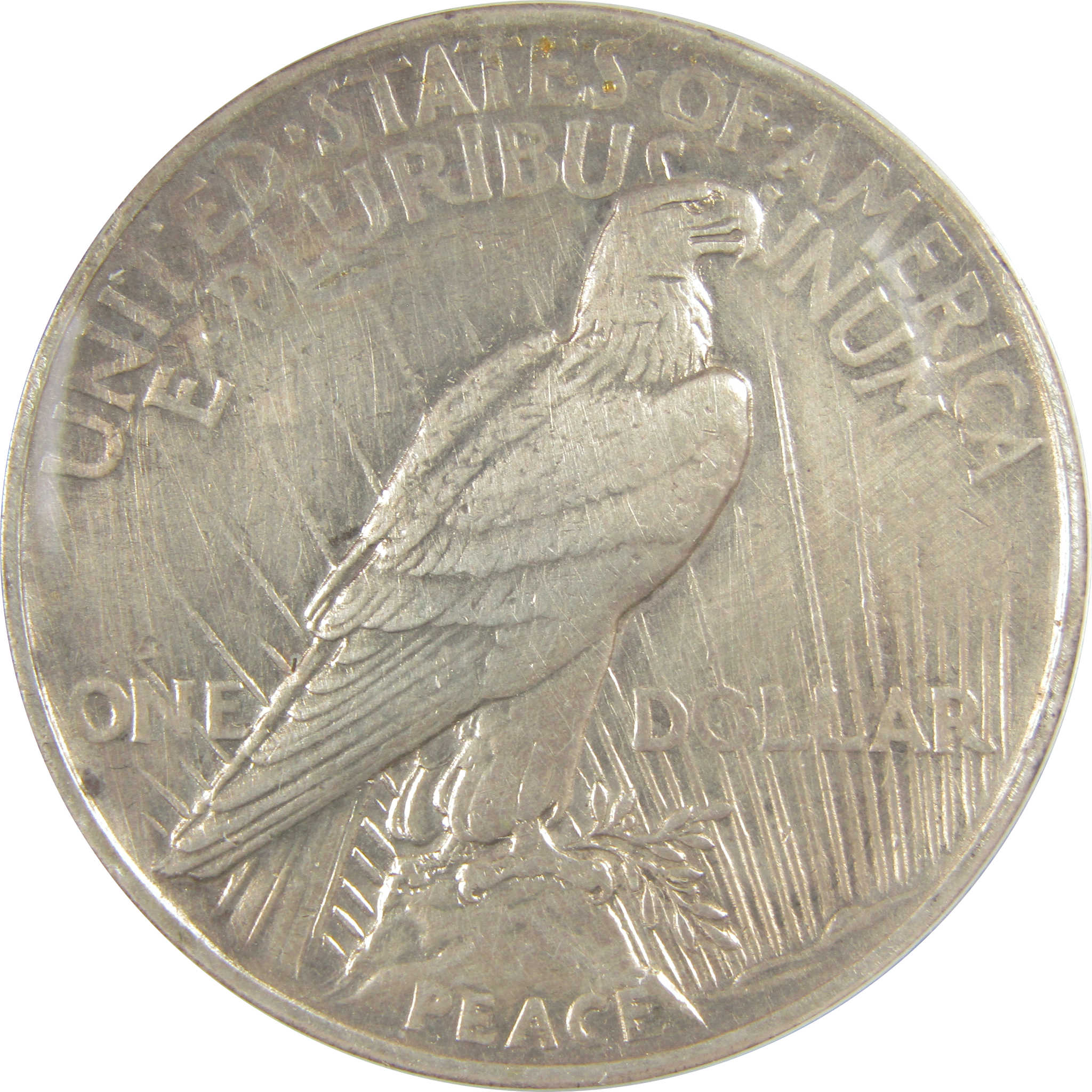 1921 High Relief Peace Dollar EF 45 Details ANACS Silver SKU:I21373