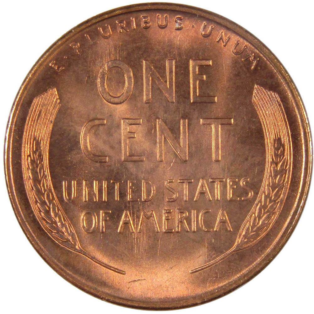 1947 S Lincoln Wheat Cent Uncirculated Mint State Penny 1c Coin