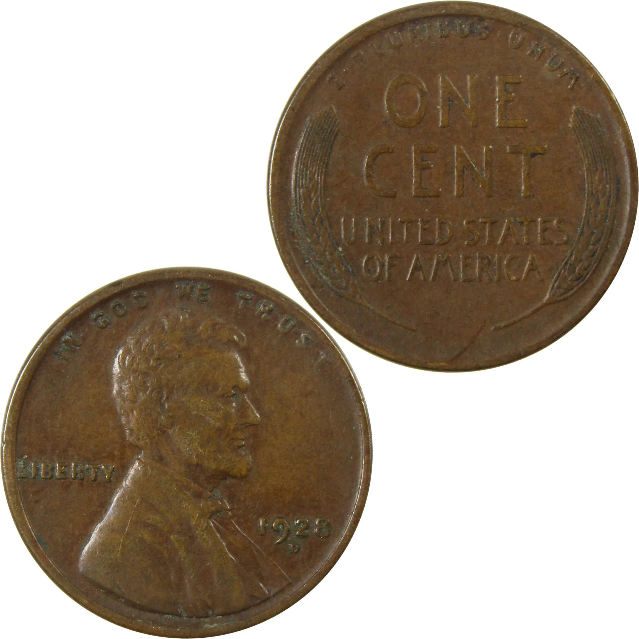 1928 D Lincoln Wheat Cent G Good Penny 1c Coin Collectible SKU:I26694
