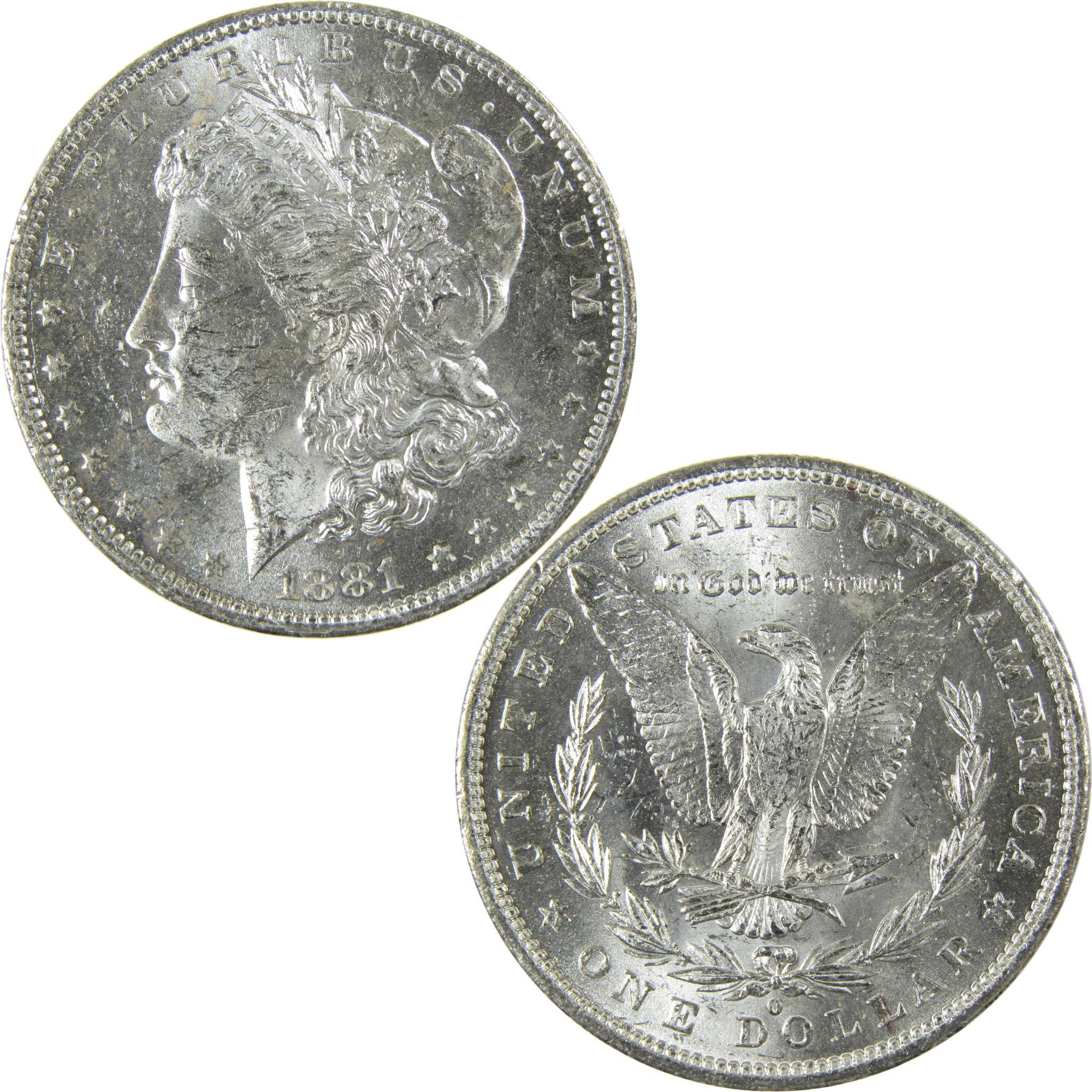 1881 O Morgan Silver Dollar Uncirculated Mint State $1 Coin SKU:I27704 - Morgan coin - Morgan silver dollar - Morgan silver dollar for sale - Profile Coins & Collectibles