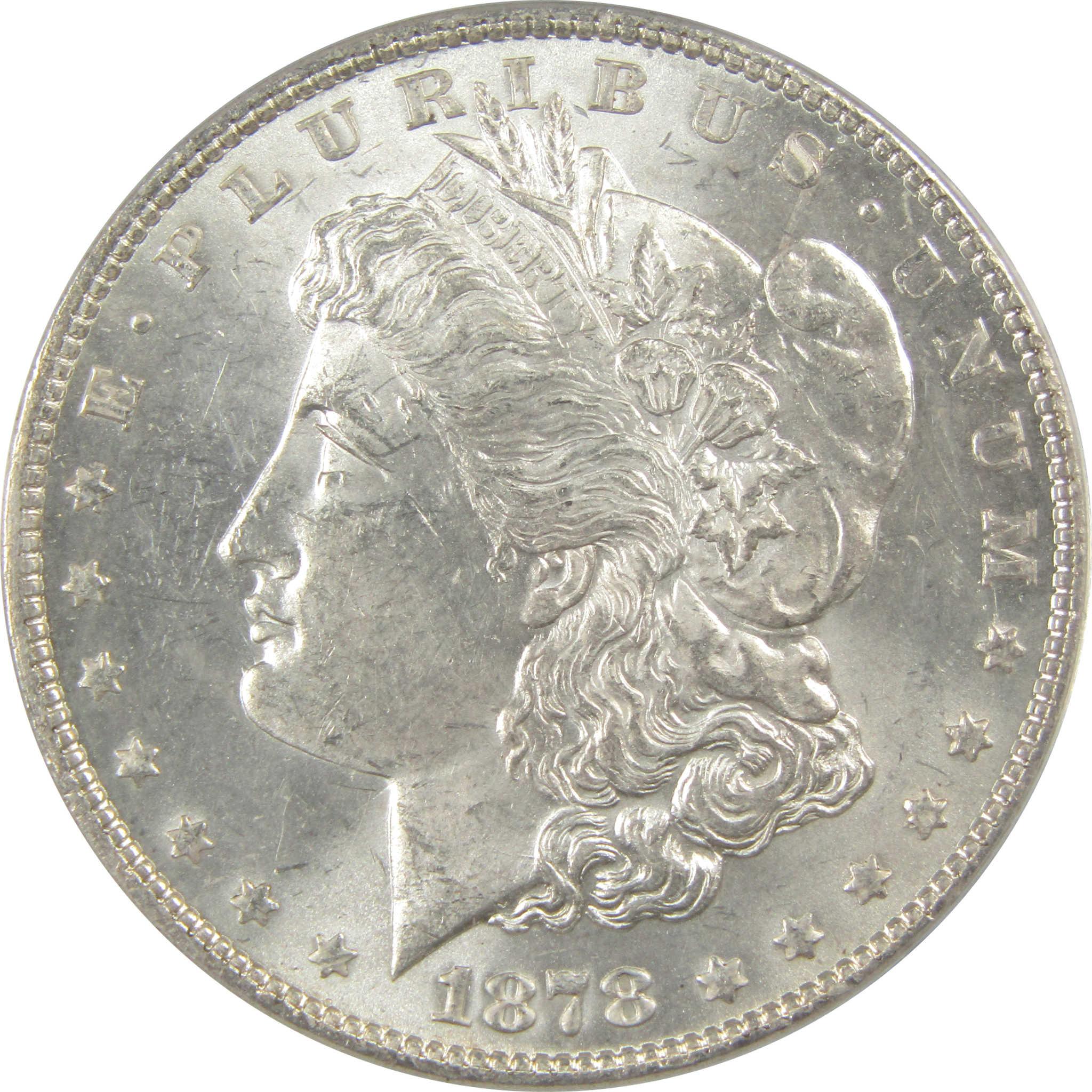 1878 7/8TF VAM-41B Top 100 Morgan Dollar MS 62 ANACS Silver SKU:I21915 - Morgan coin - Morgan silver dollar - Morgan silver dollar for sale - Profile Coins & Collectibles