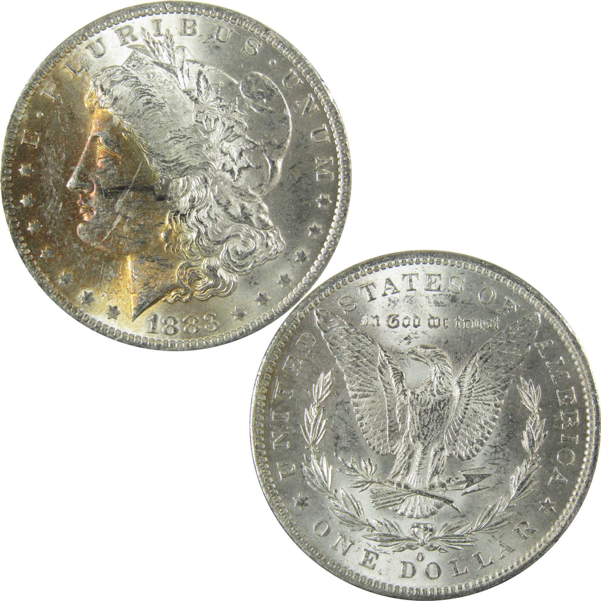 1883 O Morgan Silver Dollar Uncirculated Mint State Toned SKU:I27866