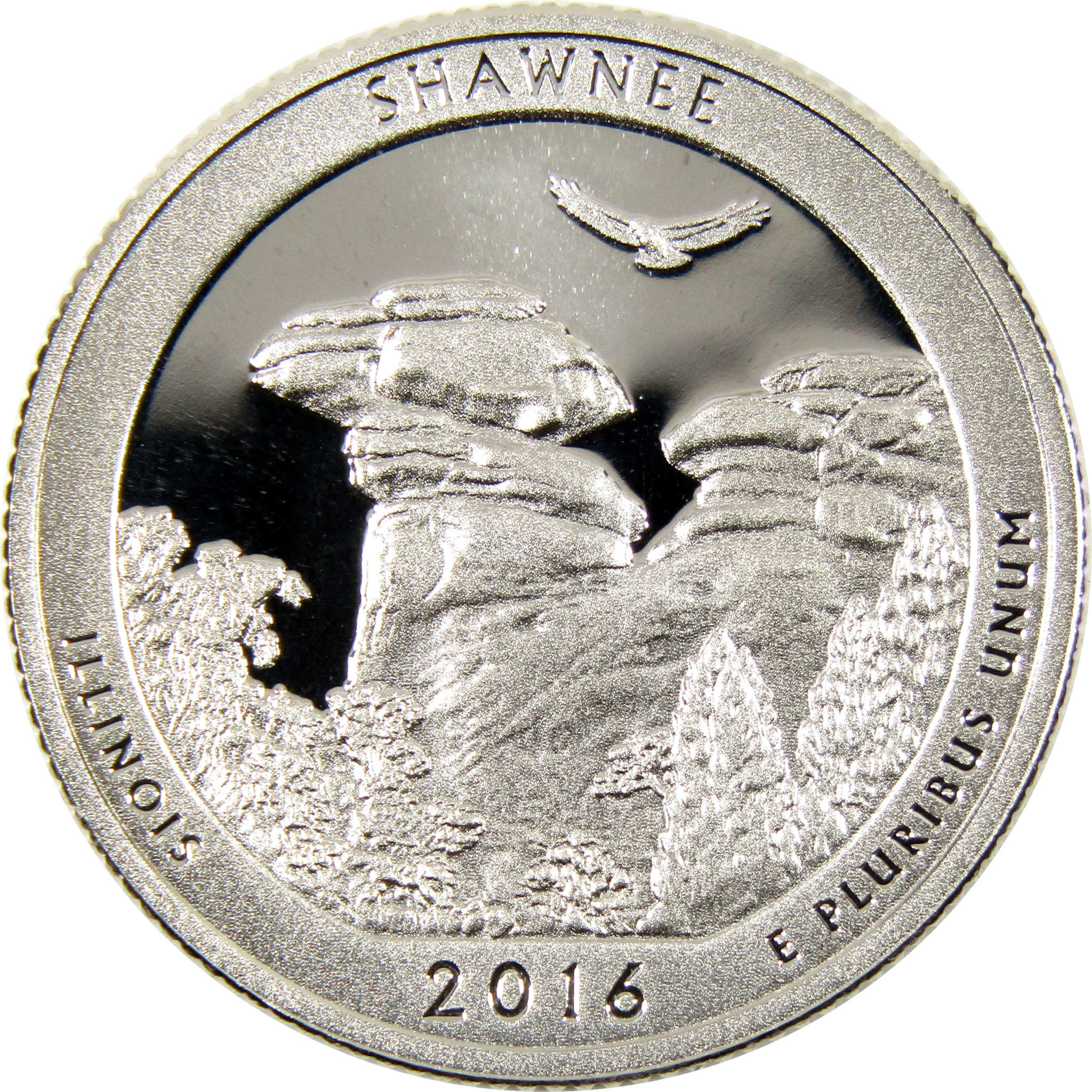 2016 S Shawnee National Forest Quarter Silver Proof 25c Coin