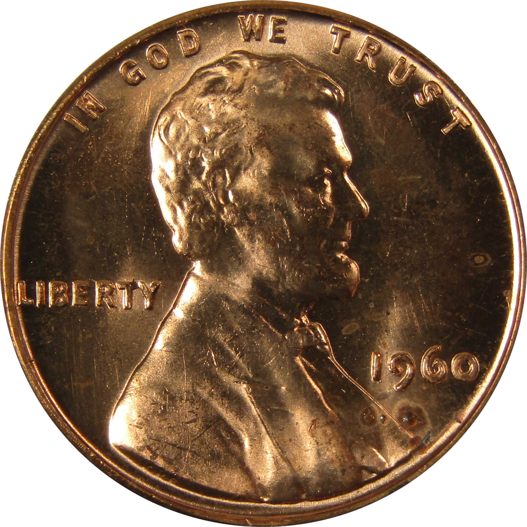 1960 Small Date Lincoln Memorial 1c Uncirculated Mint State SKU:I26590