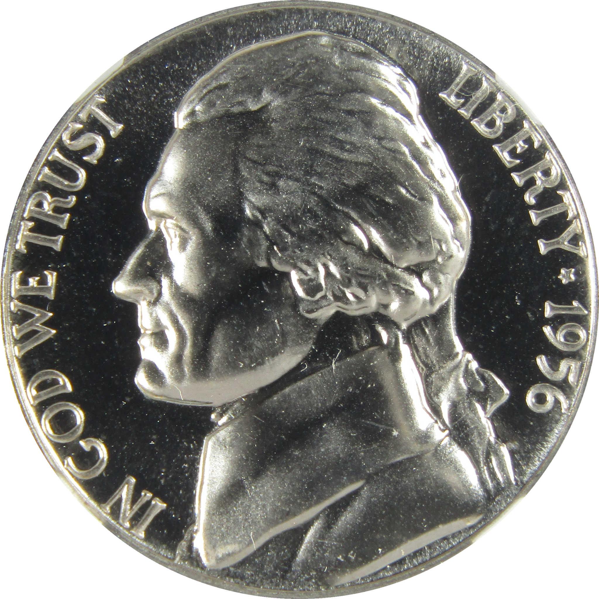 1956 Jefferson Nickel PF 68 NGC Proof 5c Coin Collectible SKU:I27381