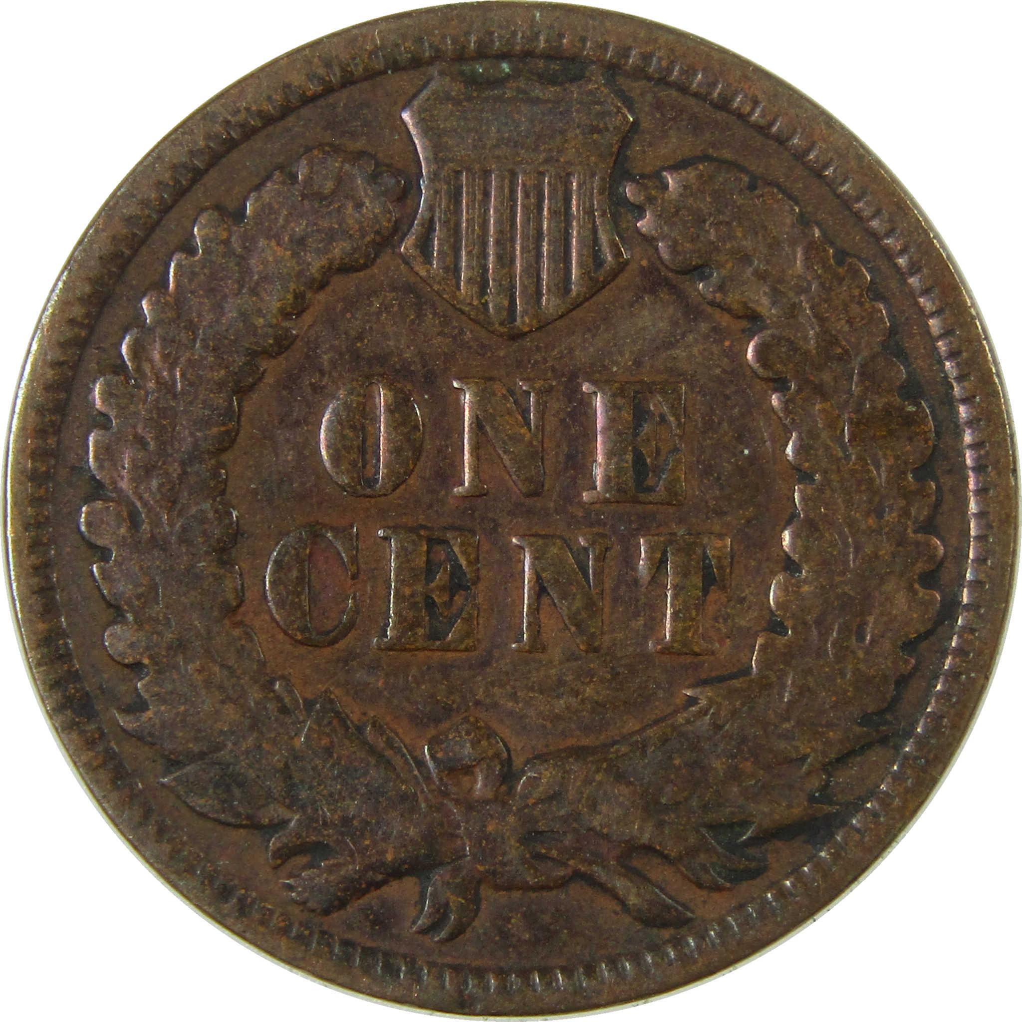 1909 Indian Head Cent G Good Details Penny 1c Coin SKU:I26999