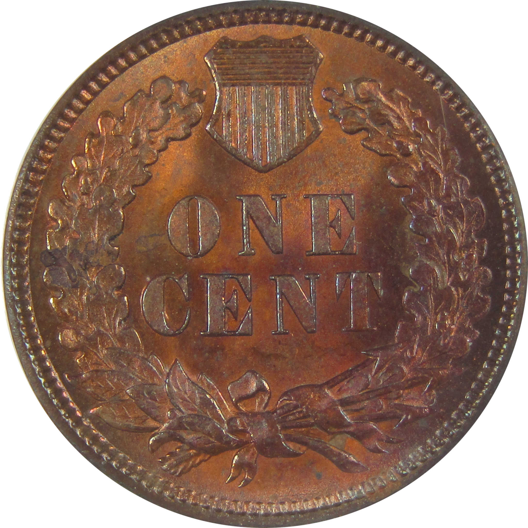 1893 Indian Head Cent MS 63 RB ANACS Penny Uncirculated SKU:I23002