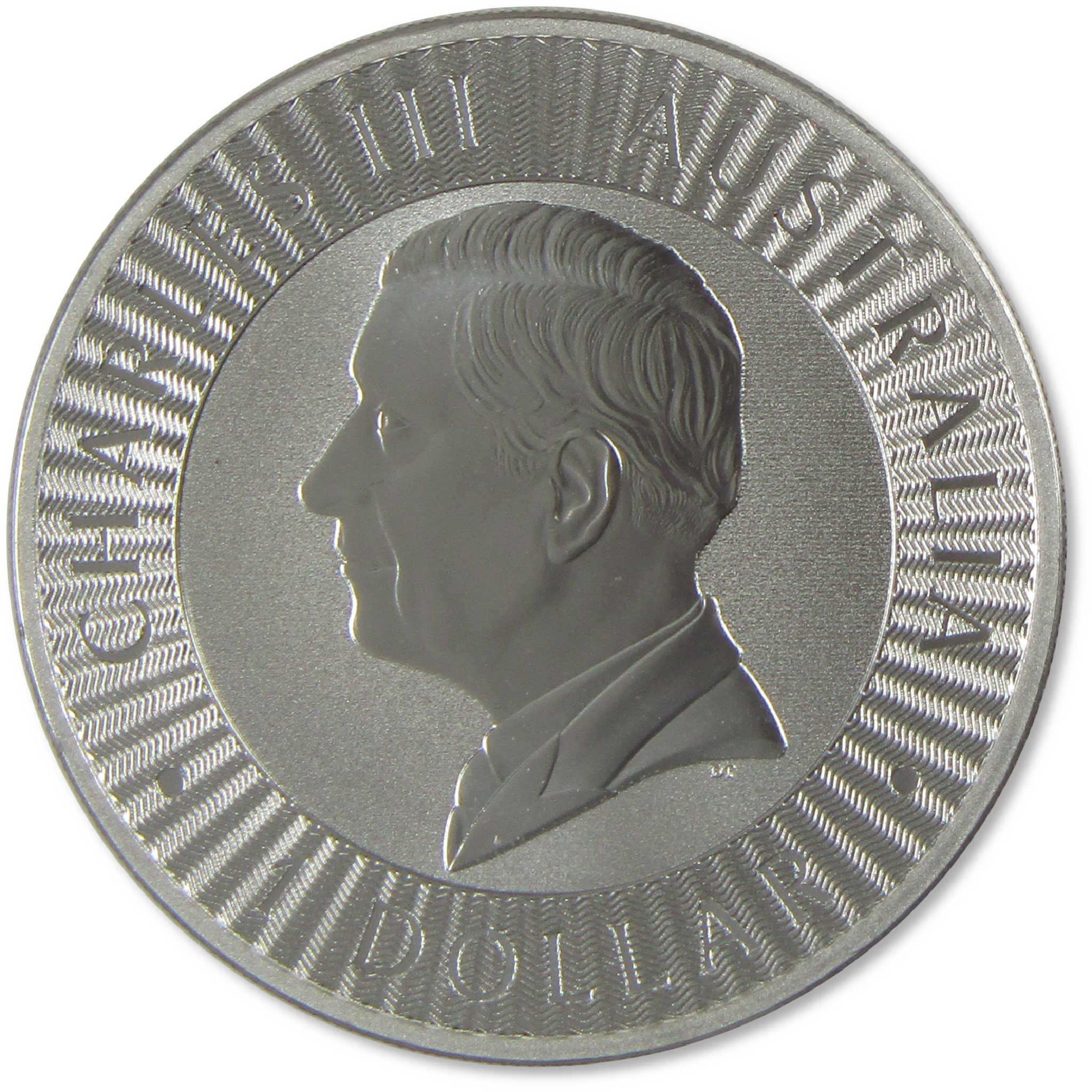 2025 Australian Kangaroo BU Uncirculated 1 oz .9999 Silver Bullion