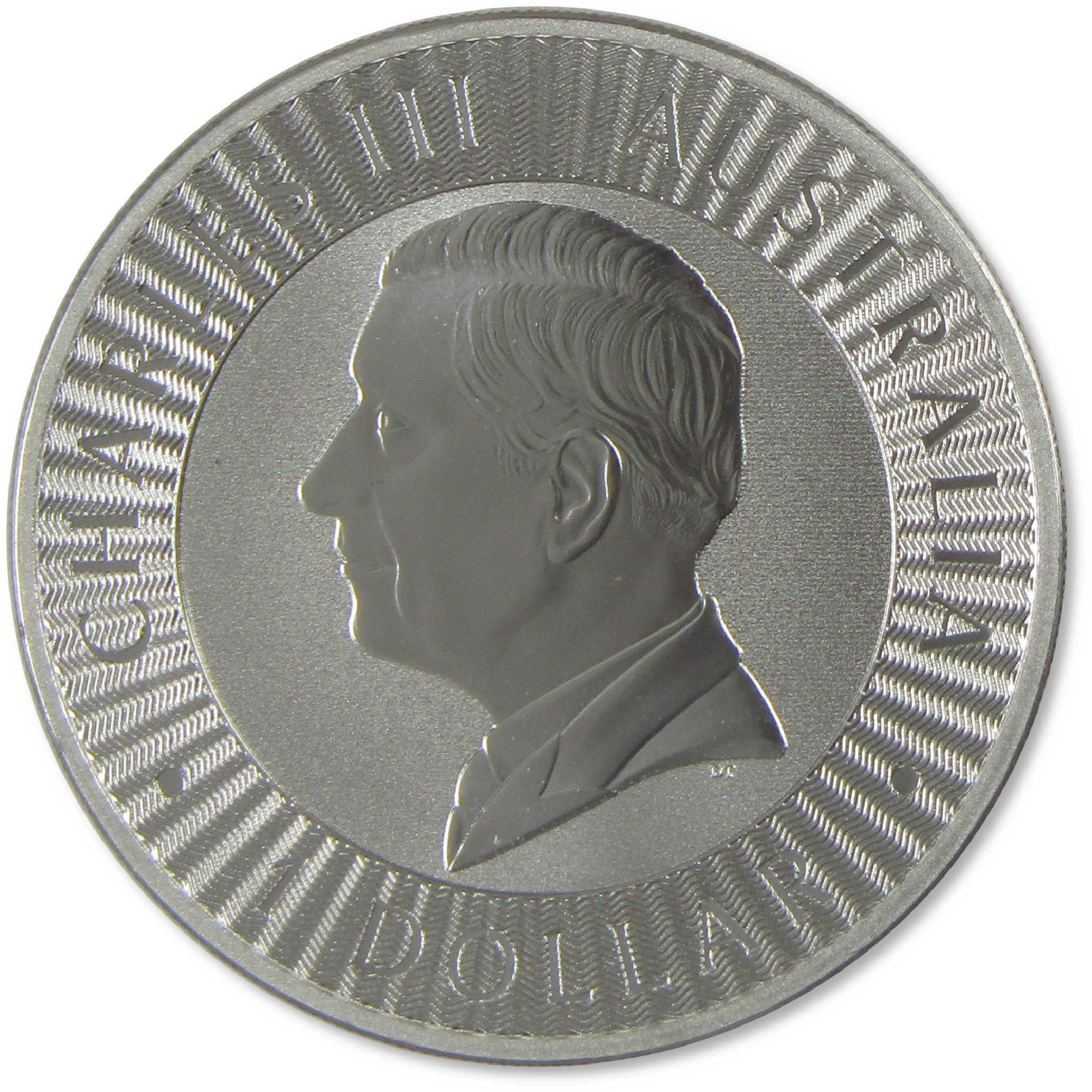 2025 Australian Kangaroo BU Uncirculated 1 oz .9999 Silver Bullion